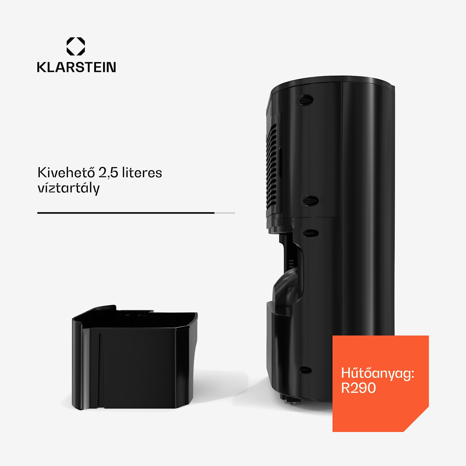 DryFy ProConnect 16L párátlanító, 16 l/nap, 18 m², WiFi, App, LED kijelző, 24 órás időzítő 16L/24h | Fekete | Igen