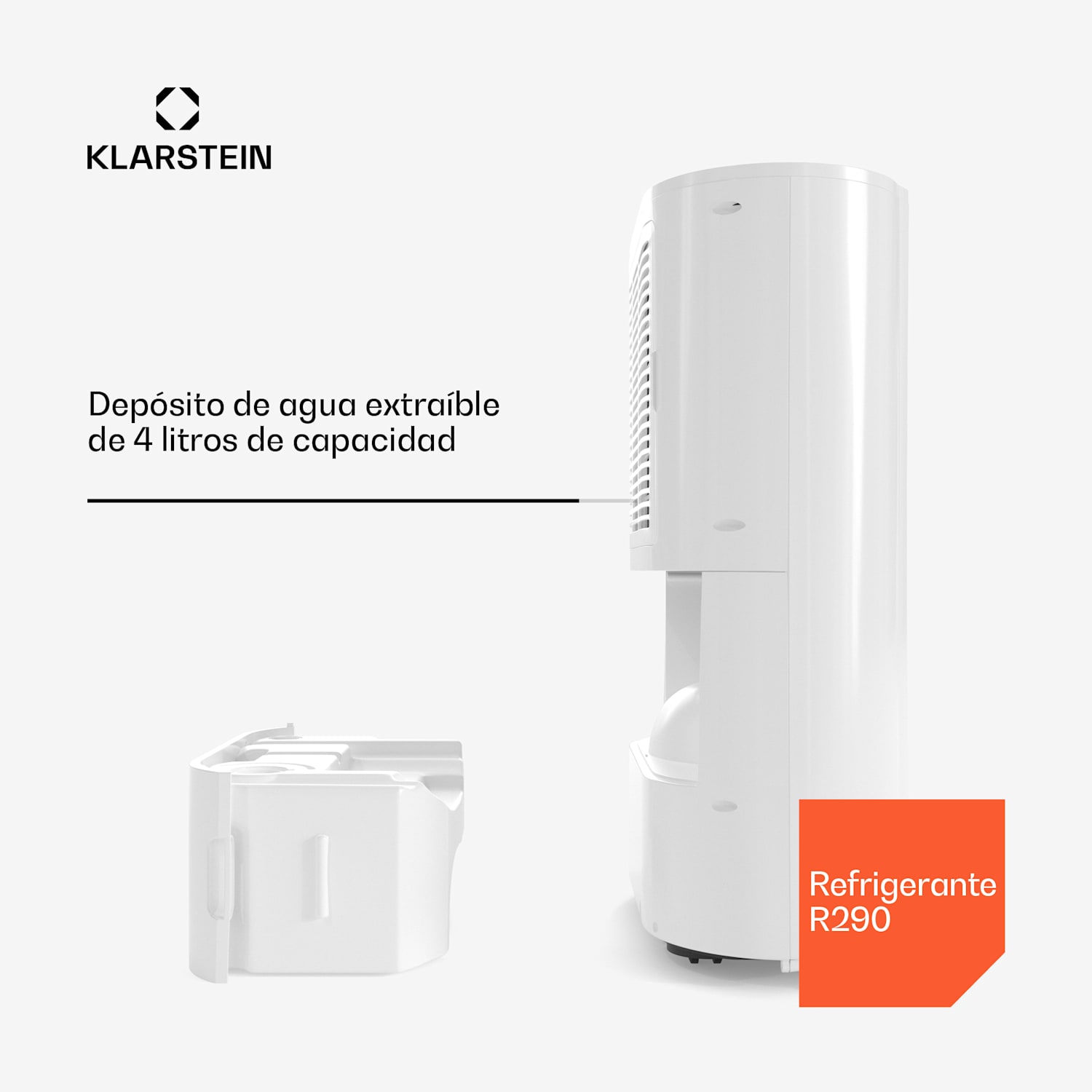 Deshumidificador DryFy ProConnect 24L | 24 L/día | 36 m² | WiFi | App | Indicador LED | Temporizador 24h 
