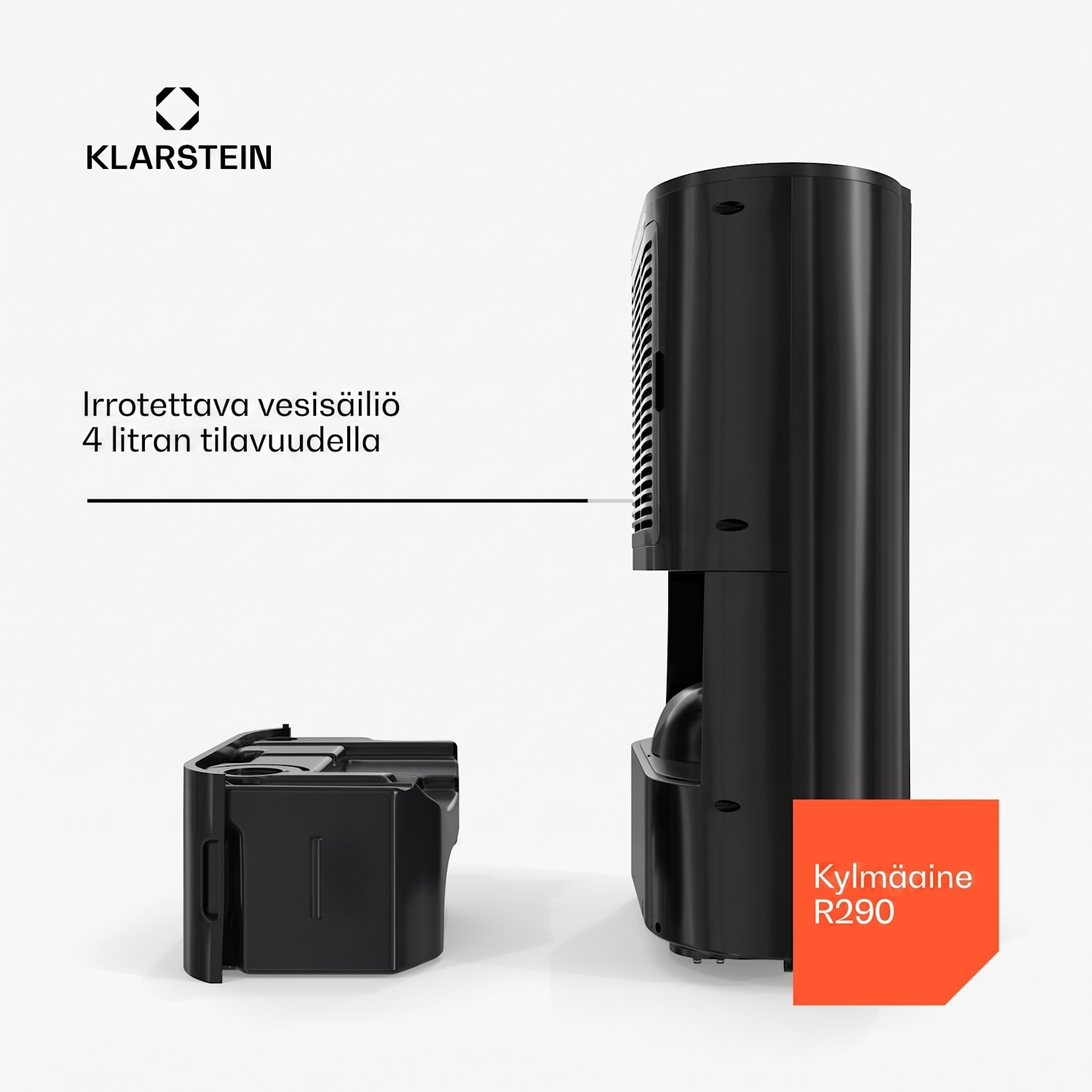 DryFy ProConnect 24L ilmankuivain | 24 l/vrk | 36 m² | WiFi | sovellus | LED-ilmaisin | 24 h ajastin 24 L / 24 h | Musta | Kyllä