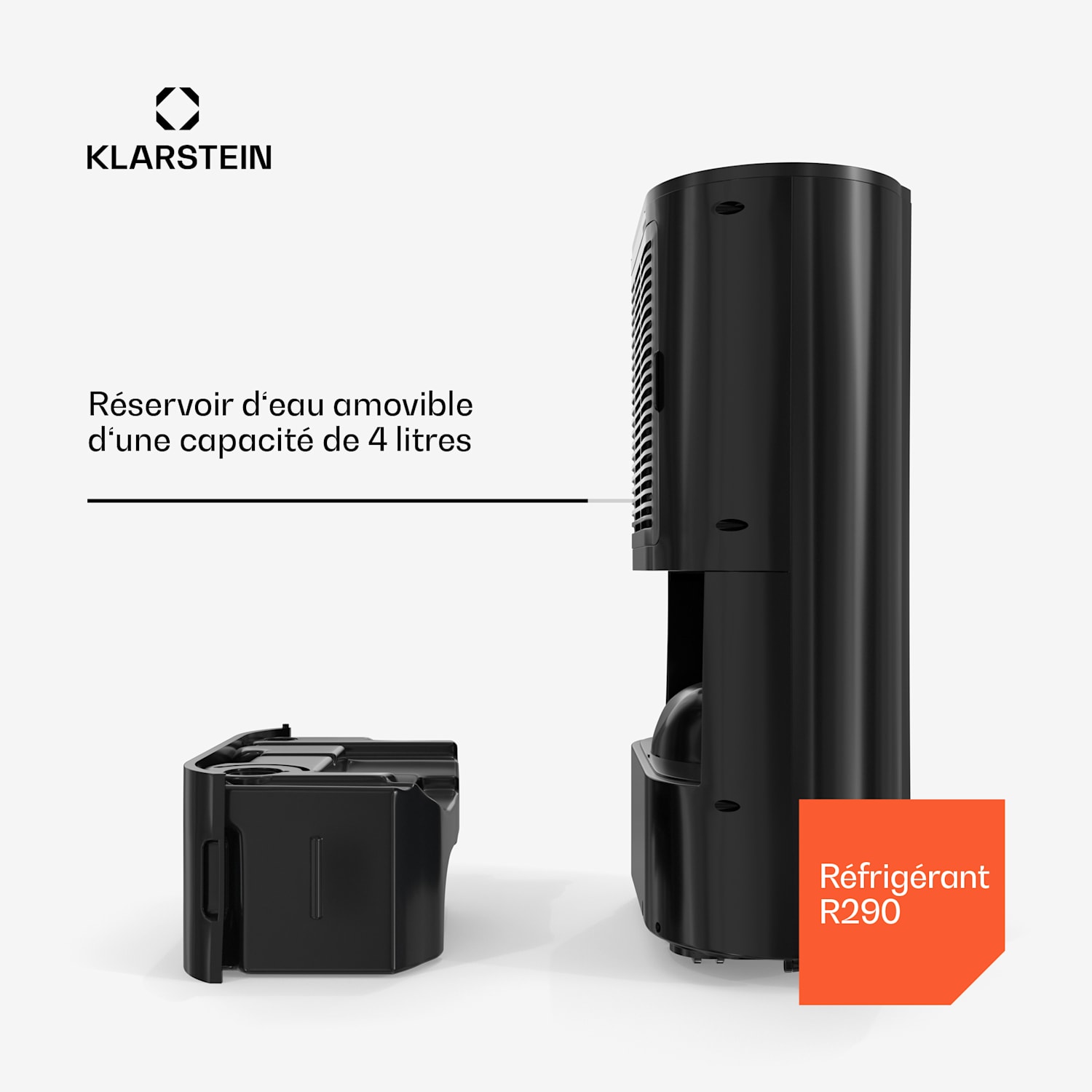 DryFy ProConnect 24L luchtontvochtiger | 24 L/dag | 36 m² | wifi | app | led-indicator | 24-uurs timer 