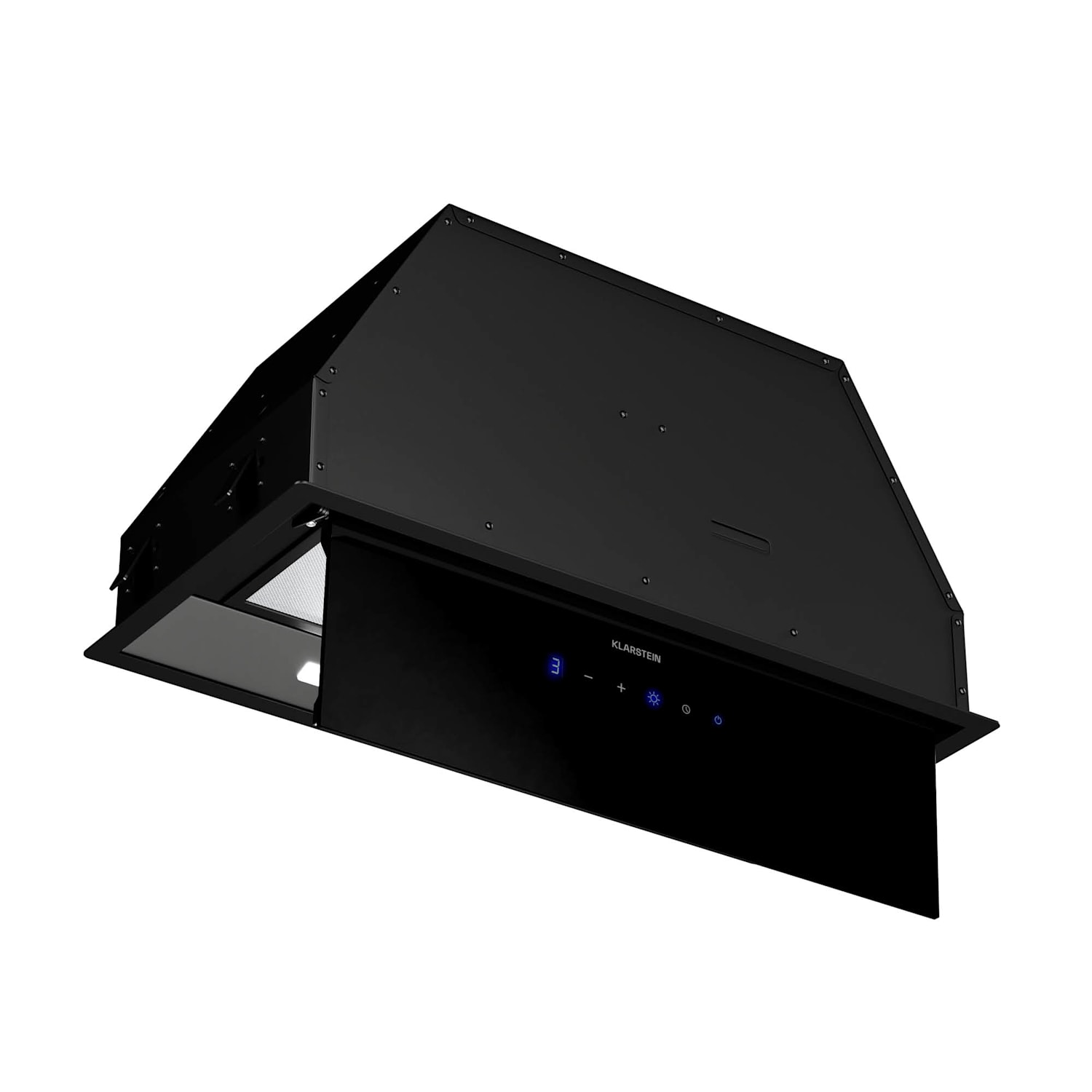 Ventimate Campana extractora | Control táctil | Extracción/recirculación de aire | CEE A+ | 3 niveles | Led | Silenciosa 60 cm | Negro