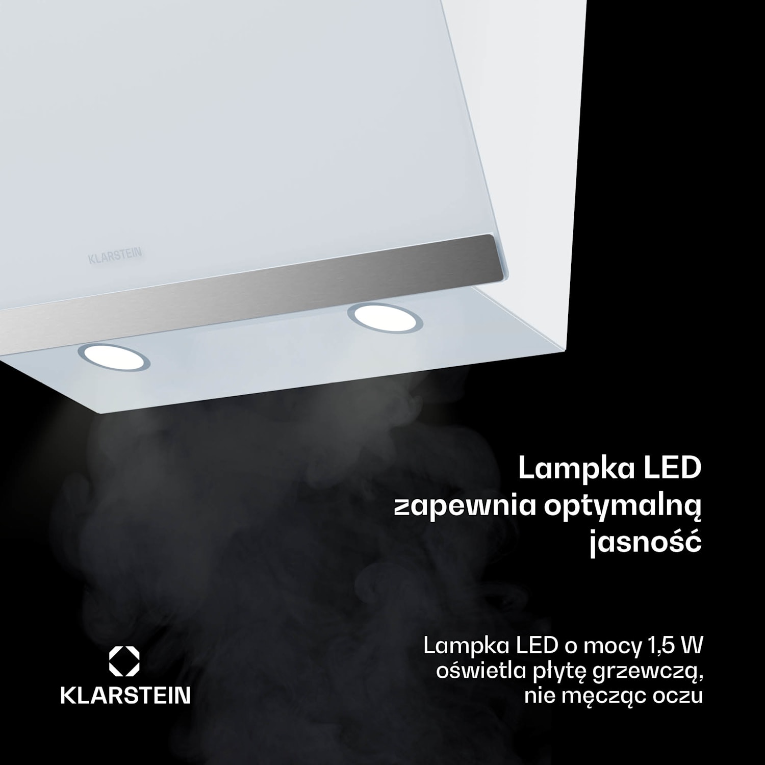 FlashLine okap/wyciąg, A++, 524 m³/h, 3 stopnie, dotykowy, cichy 