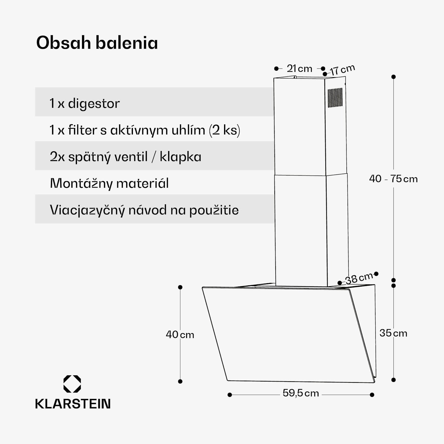 FlashLine digestor, A++, 524 m³/h, 3 úrovne, dotykový, tichý, LED, odsávanie/recirkulácia, 100 W 60 cm | Biela | Biela