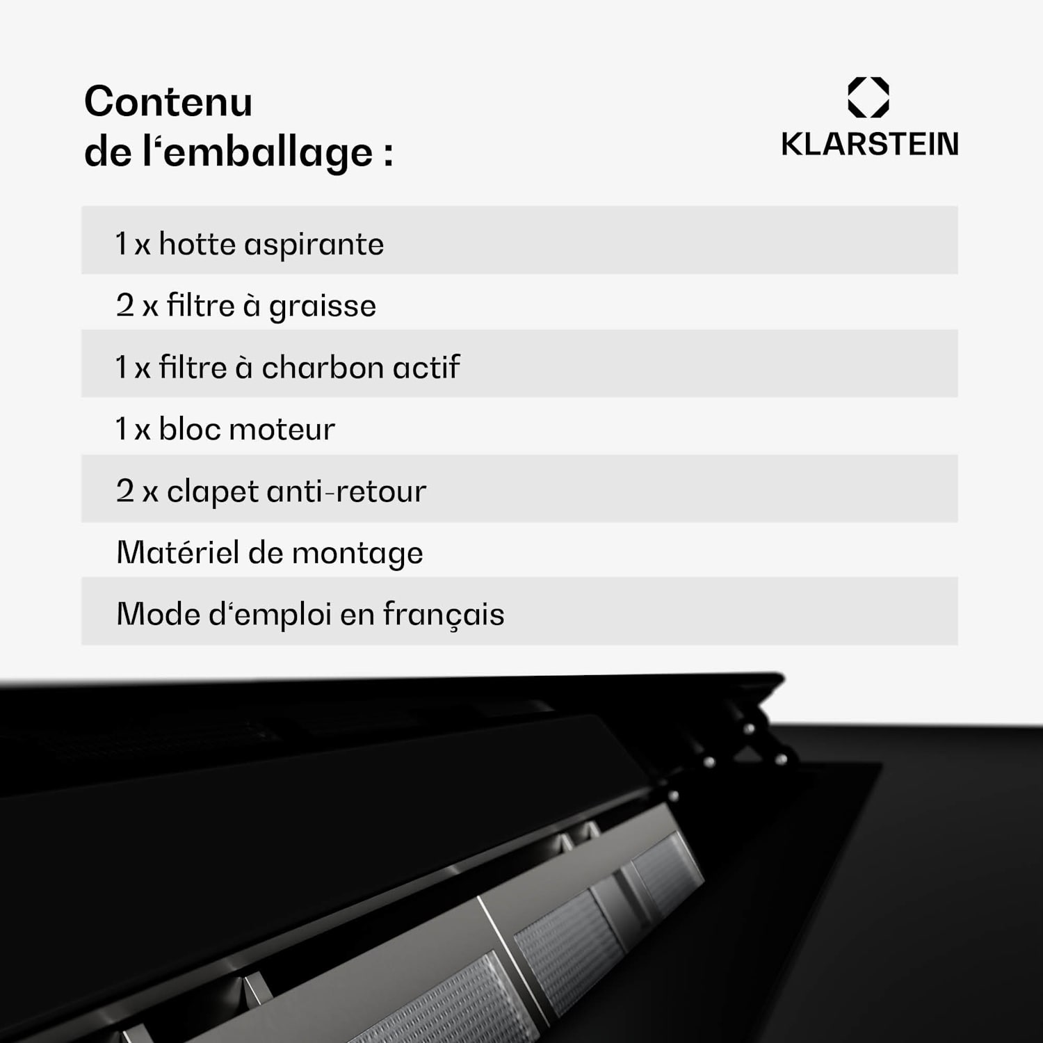 Brisa afzuigkap | verzinkbaar | 710 m³/h | A+ | LED | 42 dB | afvoer-/recirculatiesysteem 90 cm | Zwart