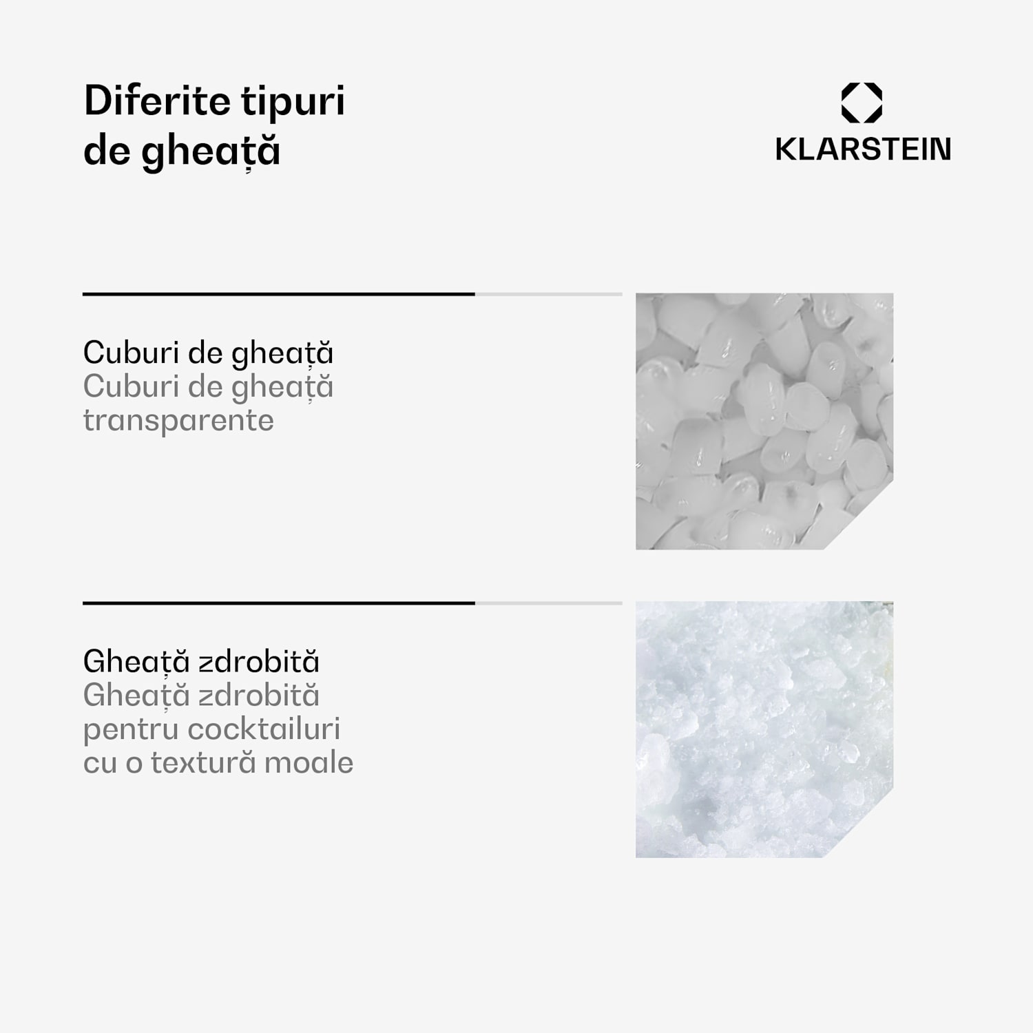 Producator industrial de cuburi de gheata Icefestival Bullet, 400W, 3 litri, 20kg/24h glonţ | Negru