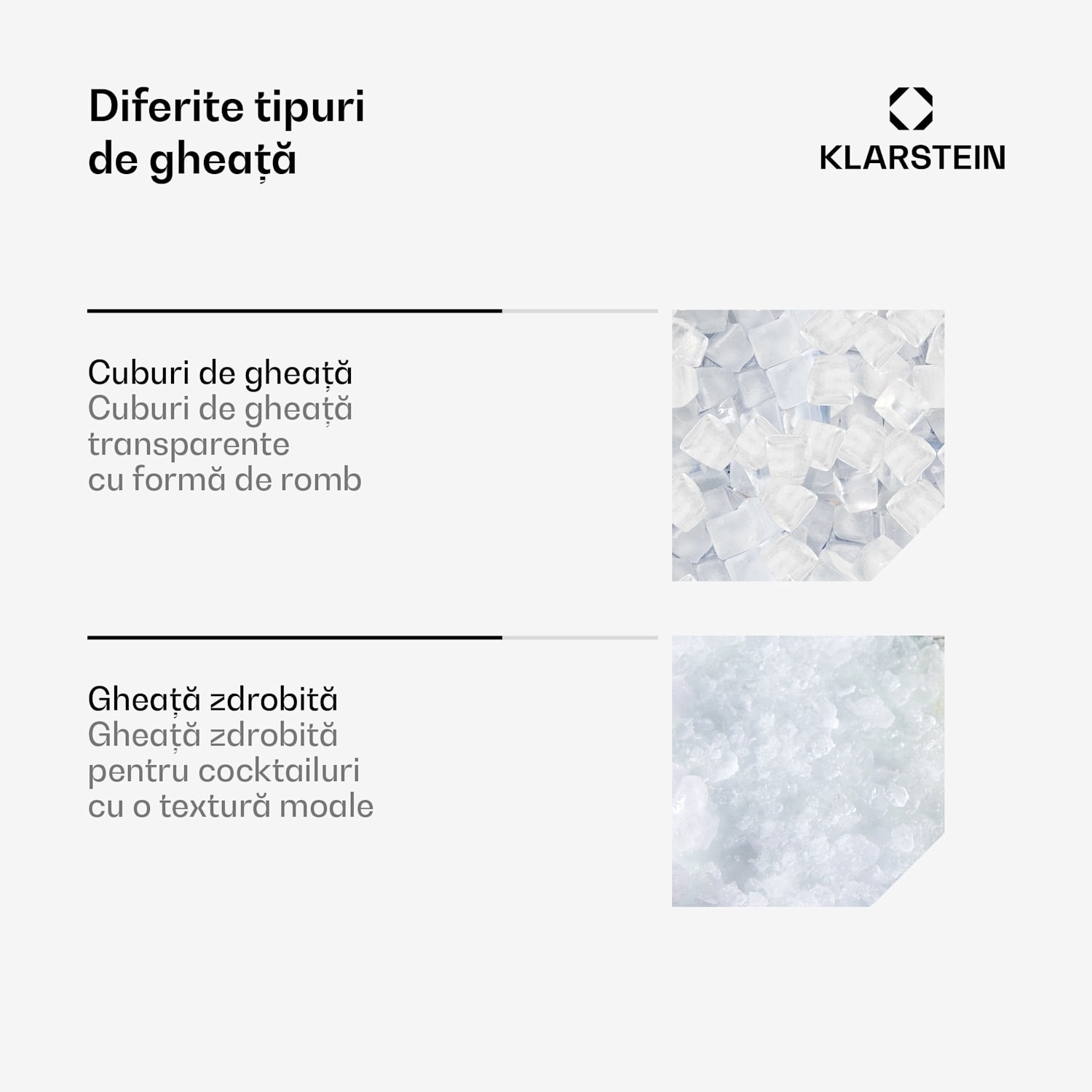 Producator industrial de cuburi de gheata Icefestival Bullet, 400W, 3 litri, 20kg/24h cuburi de gheata | Negru