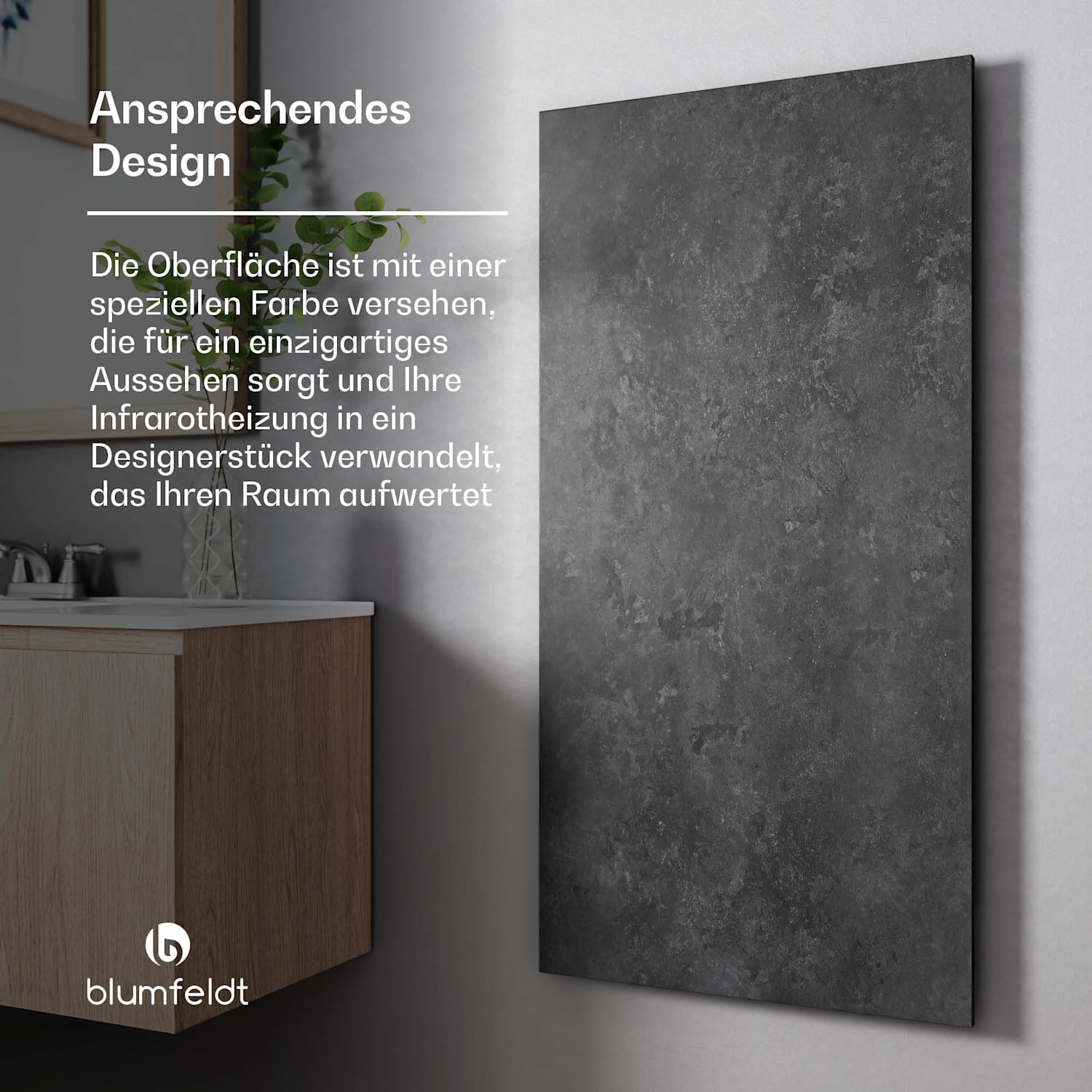 Heat Square | Infrarotheizung | WiFi Steuerung | 700W | IP44  