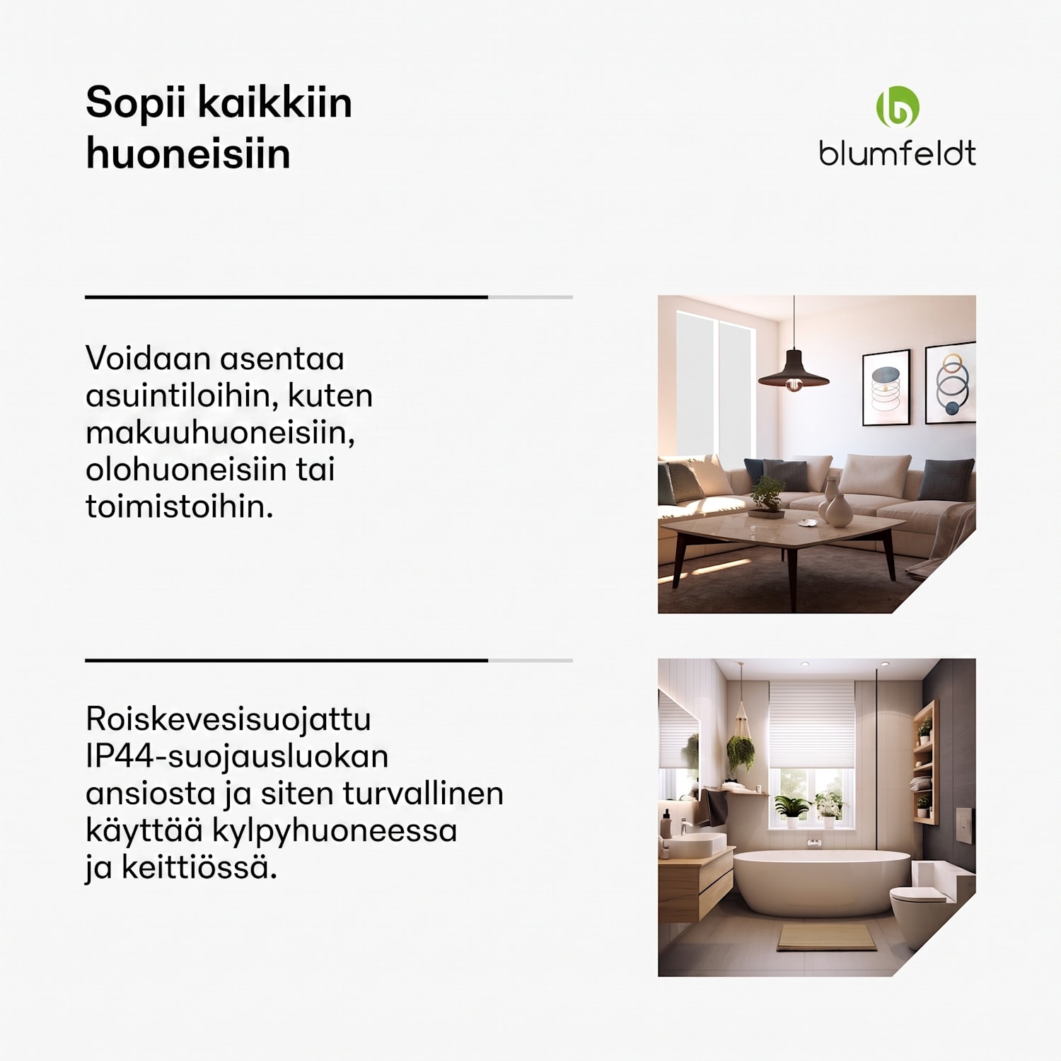 Heat Square | infrapunalämmitin | WiFi-ohjaus | 700 W | IP44 60 x 120 cm | 700 W | Antrasiitti