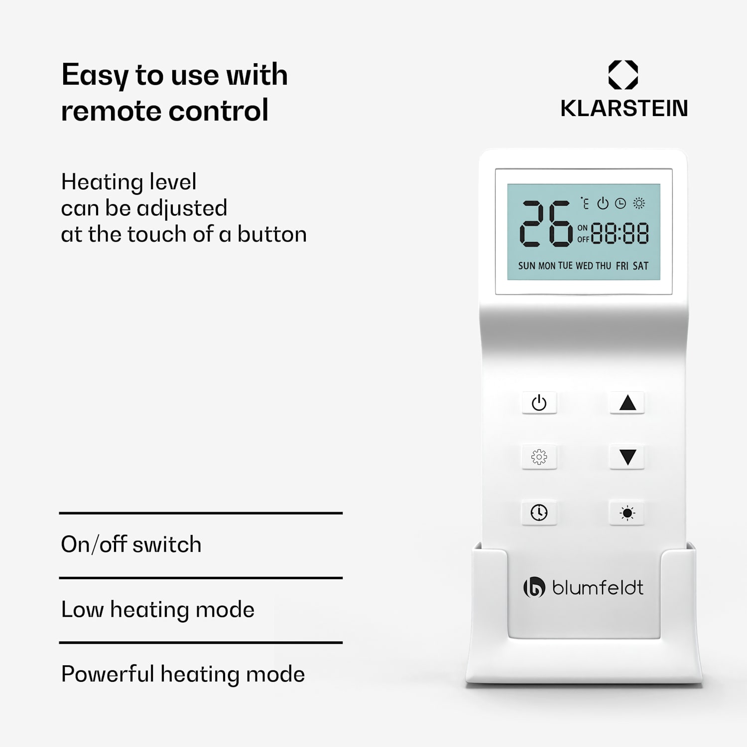 Cosmic Beam Infrarot-Wandstrahler | für außen | 5 bis 50 Grad | IP44 | bis 25 m² 2500 W | Yes | Black
