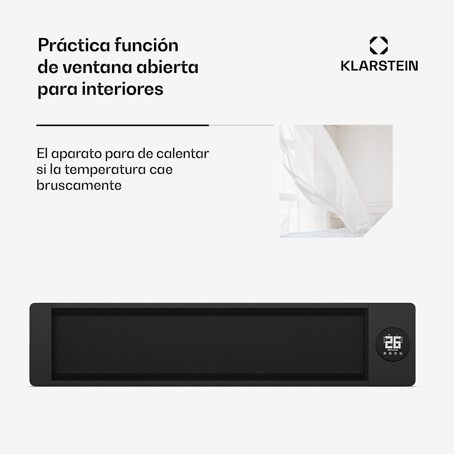 Cosmic Beam Infrarot-Wandstrahler | für außen | 5 bis 50 Grad | IP44 | bis 30 m² 