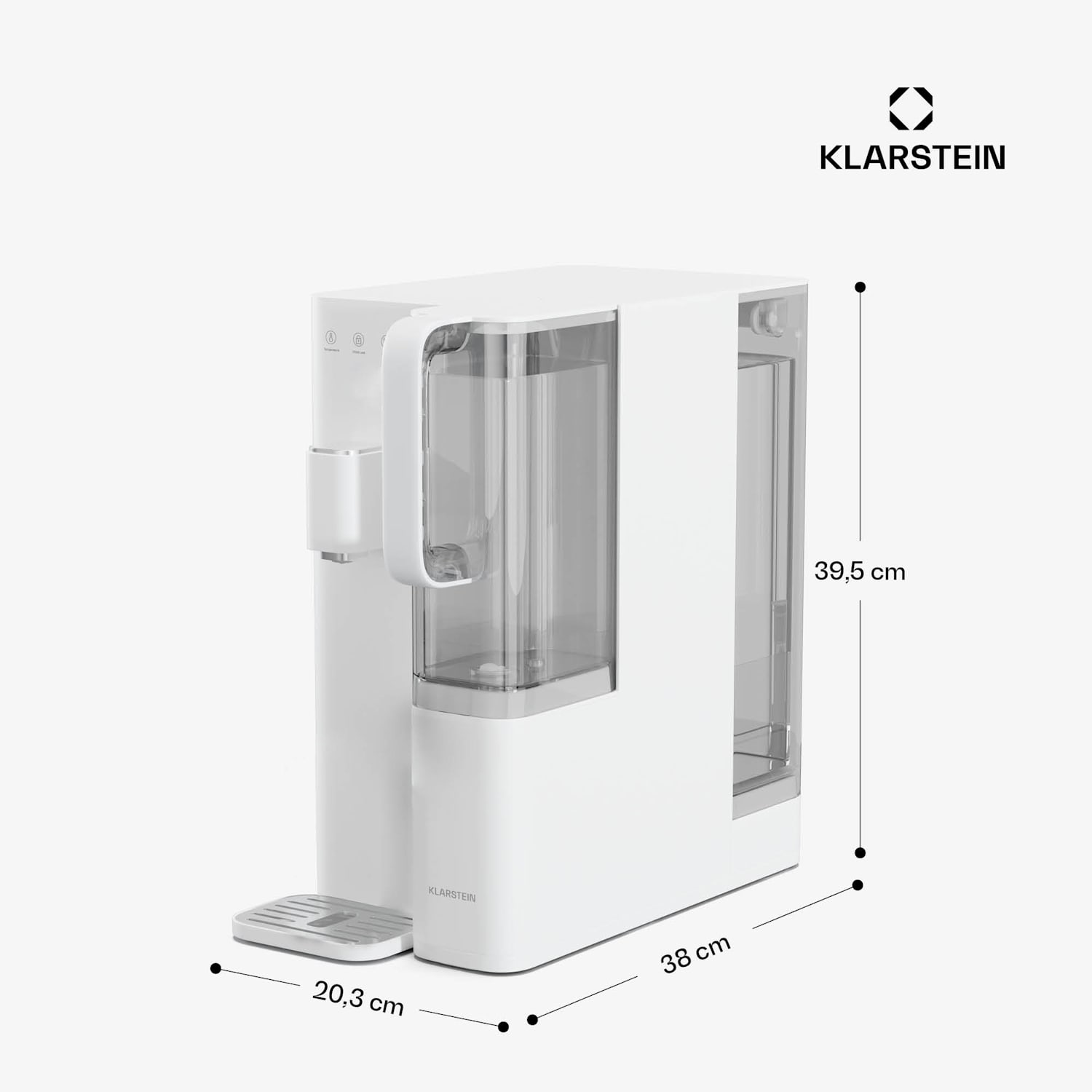 VitalPour-vedensuodatin | 5-vaiheinen suodatin | käänteisosmoosi | 5 litran säiliö | kosketus | mobiili | 3 sekuntia 