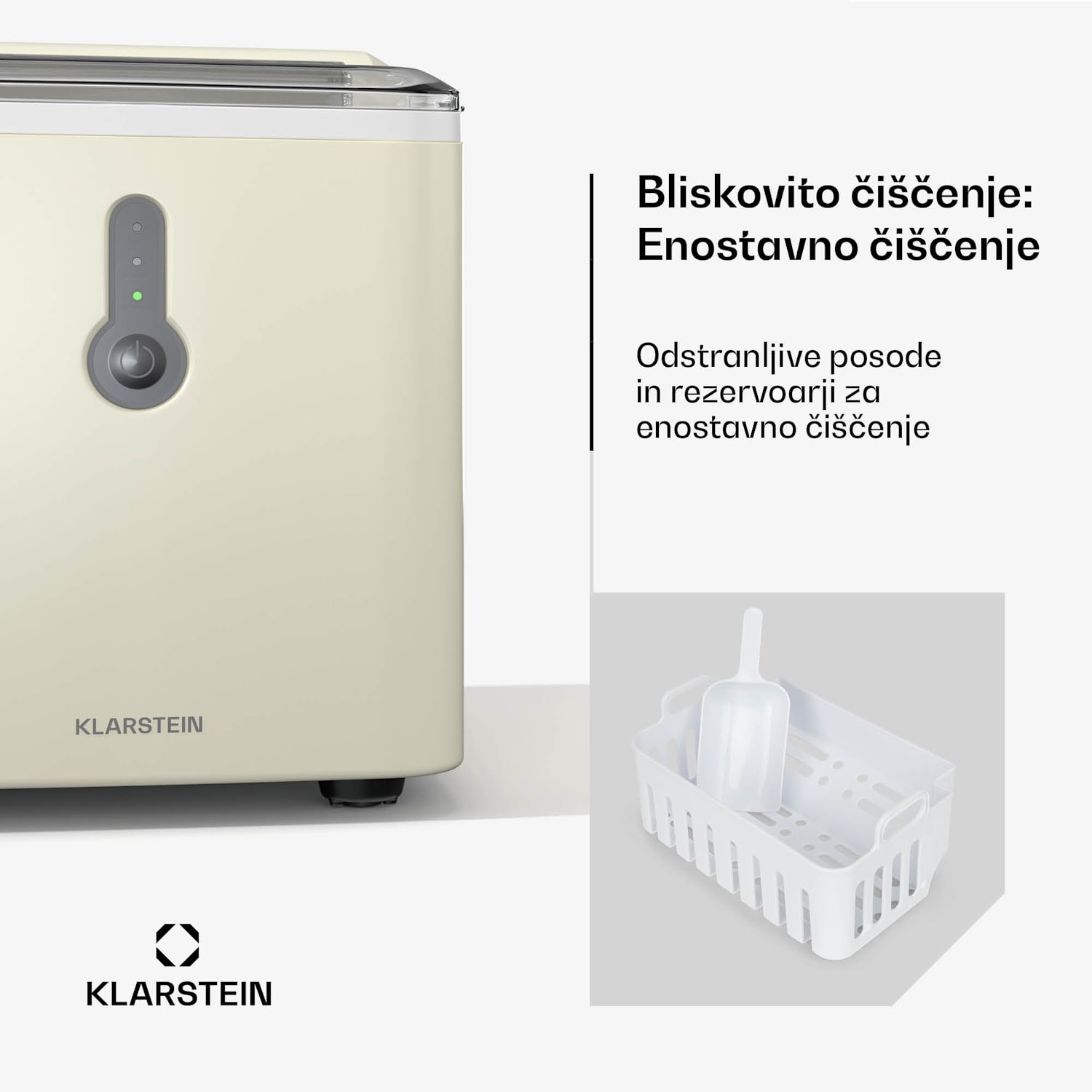 ChillOut ledomat, 12 kg/dan, 9 kock ledu v 8 minutah, 120 W, rezervoar za vodo 