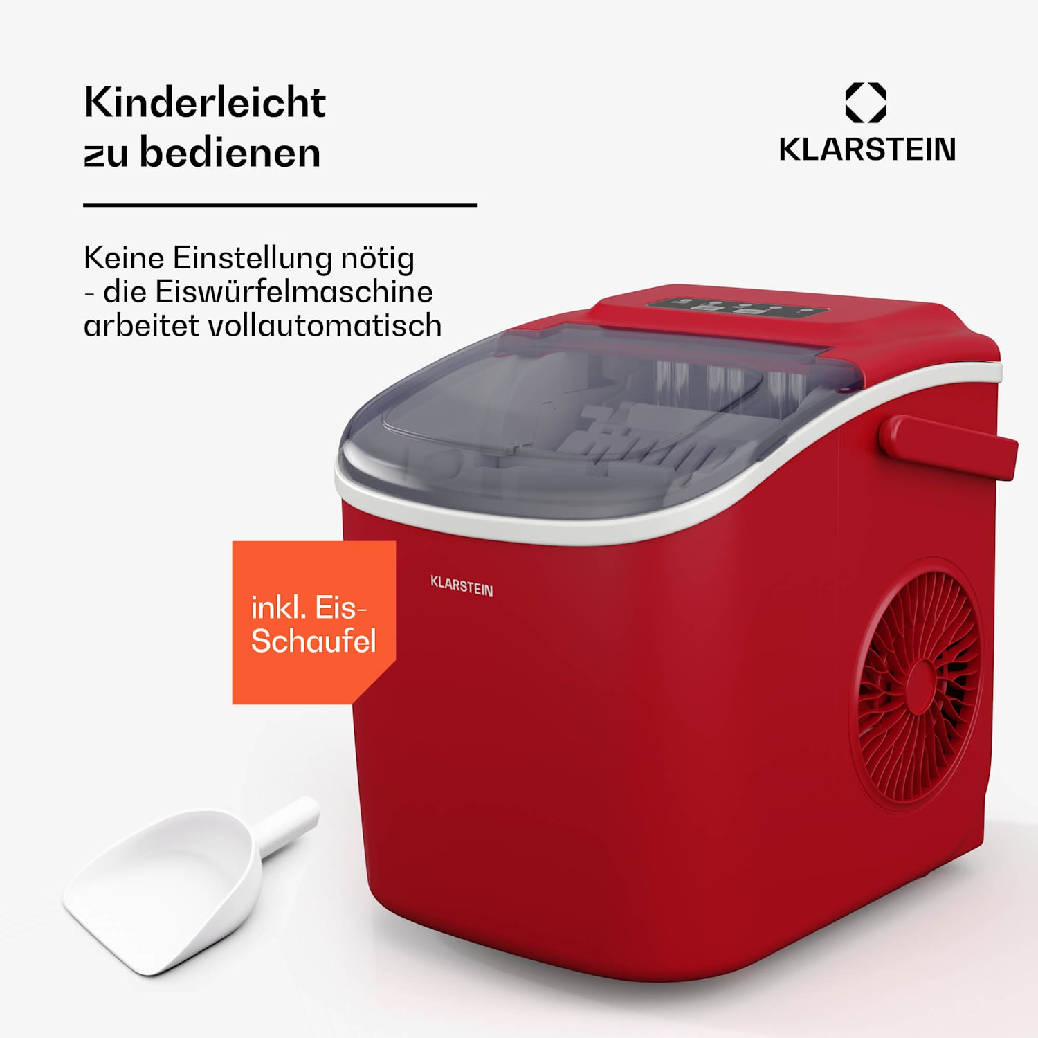 Caldwell Machine à glaçons | 12 kg de glaçons/jour | entièrement automatique | affichage LED | nettoyage facile 