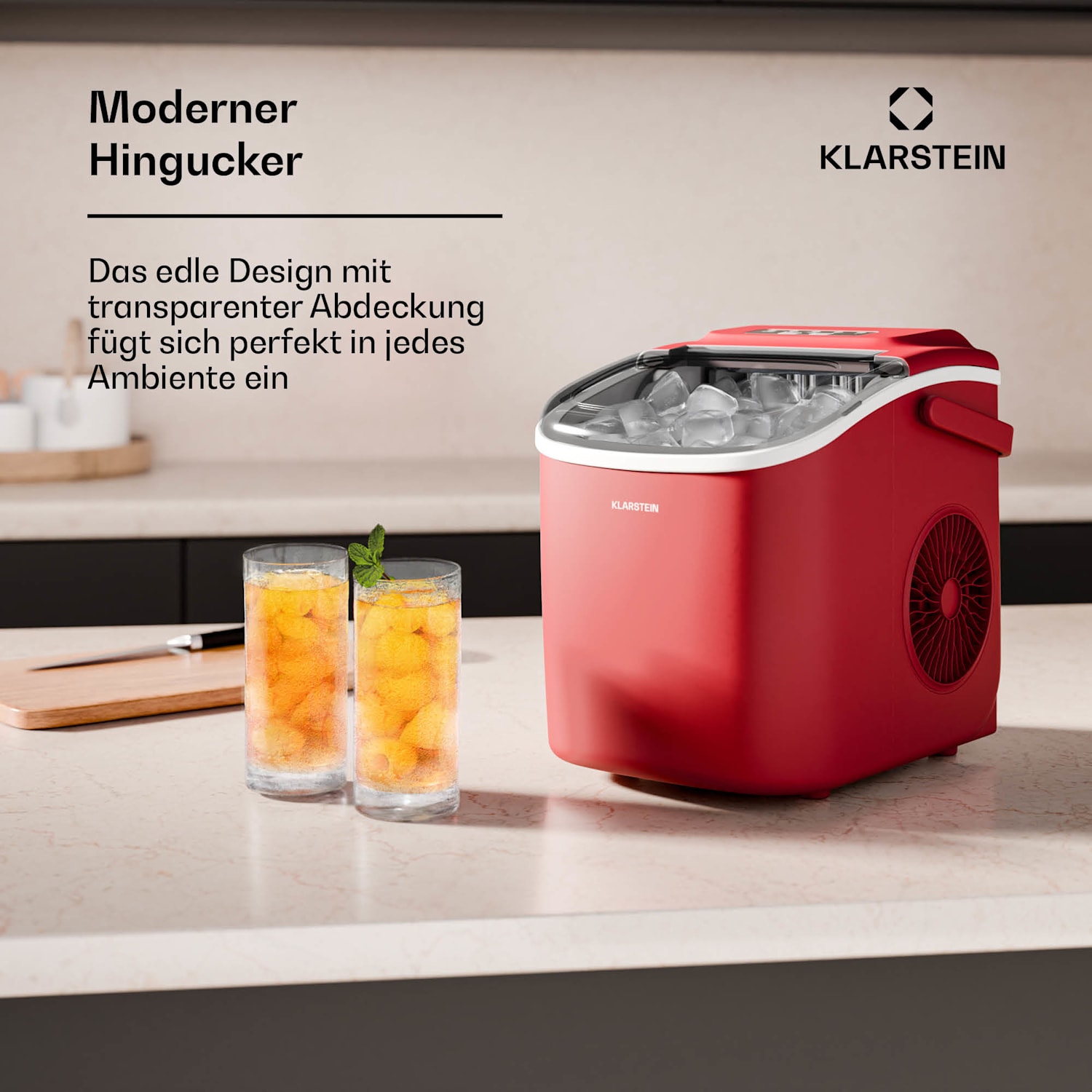 Caldwell Machine à glaçons | 12 kg de glaçons/jour | entièrement automatique | affichage LED | nettoyage facile 