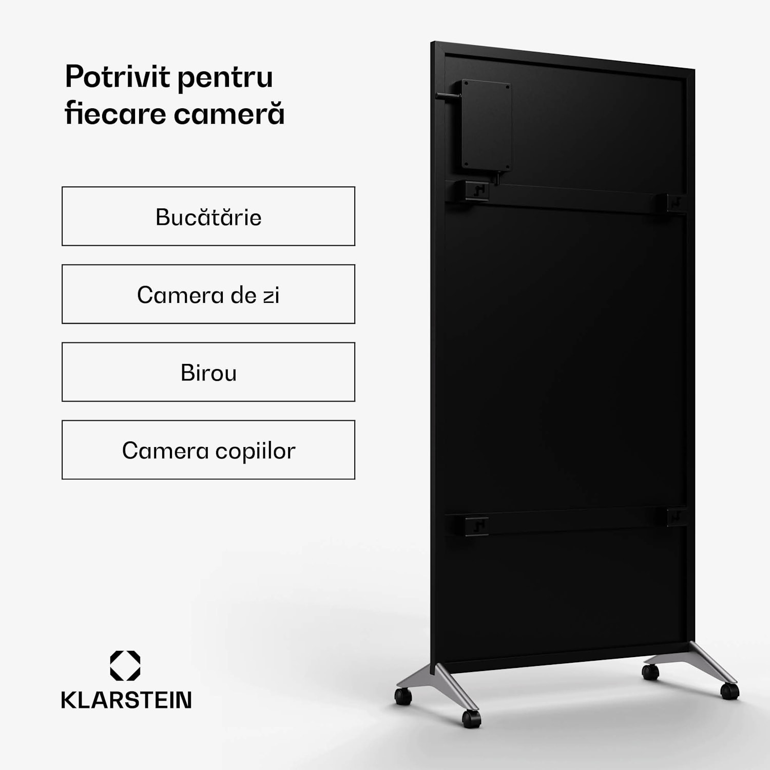Wonderwall Smart Bornholm Încălzitor cu infraroșu, 1200 W, Control inteligent 60 x 120 cm | 1200 W | Negru