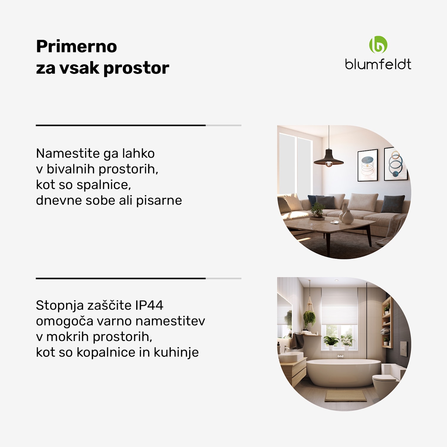 RadiantSmart IR Heater, Infrardeči grelec, Zunanji termostat, 360 W, Energetsko učinkovit 60 x 60 cm | 360 W | Glavni
