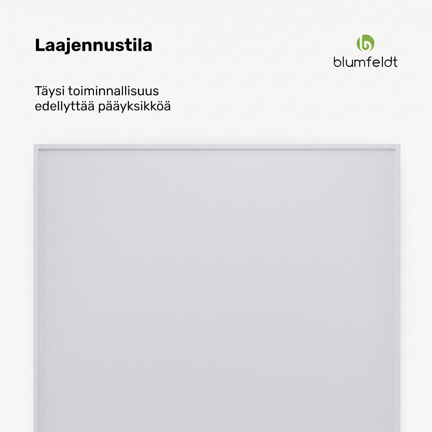 RadiantSmart infrapunalämmitin | infrapunalämmitin | lisäyksikkö | IP44 60 x 60 cm | 360 W | Laajennus