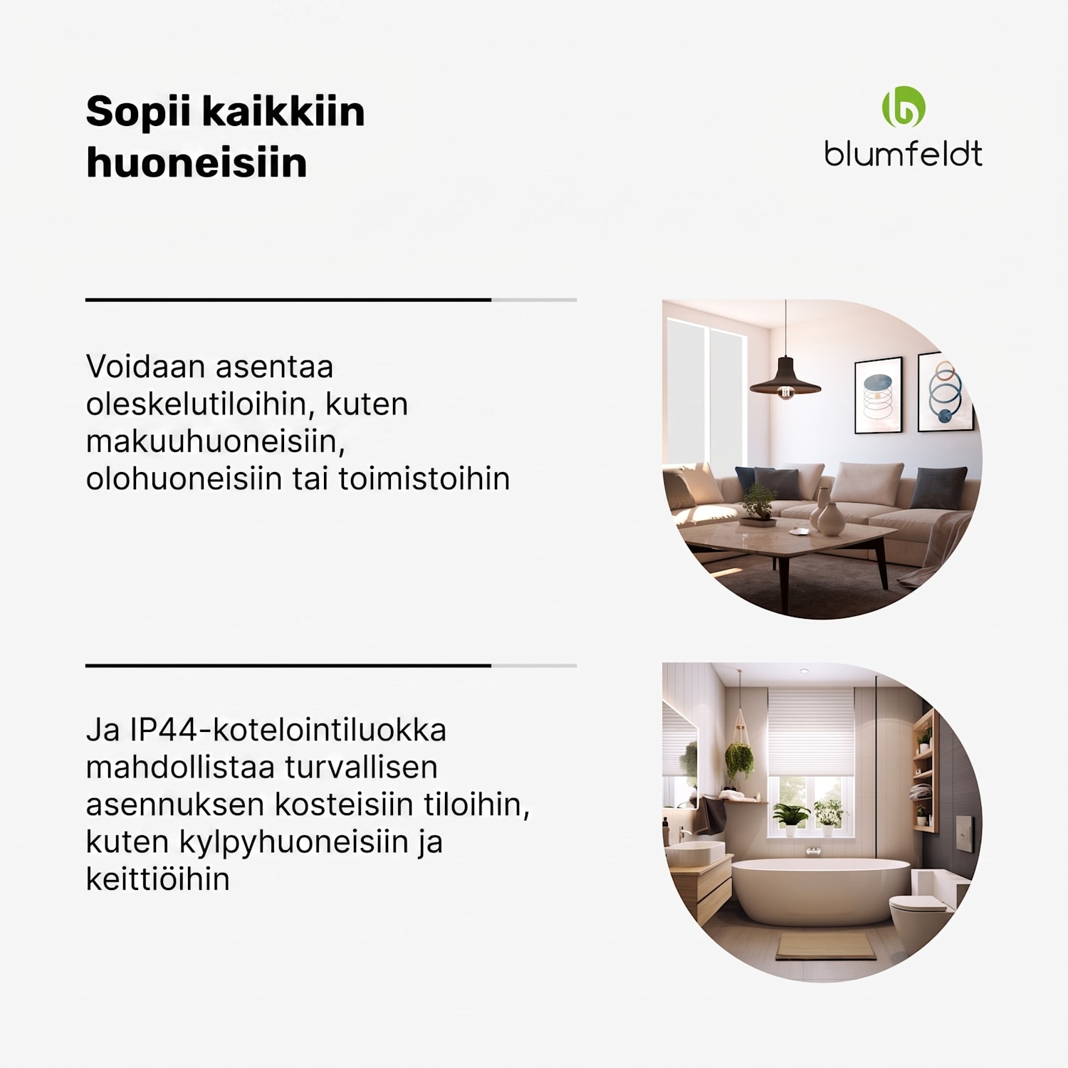 RadiantSmart infrapunalämmitin | infrapunalämmitin | lisäyksikkö | IP44 60 x 60 cm | 360 W | Laajennus