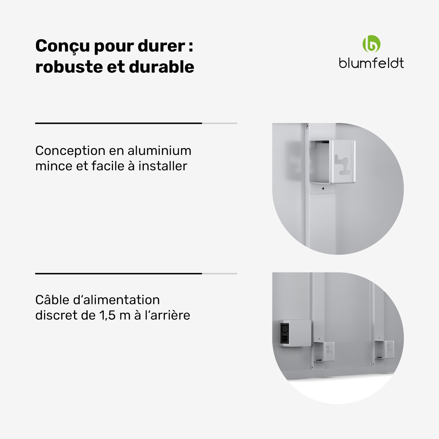 Radiateur IR RadiantSmart | radiateur infrarouge | Unité d'extension | IP44 60 x 60 cm | 360 W | Extension
