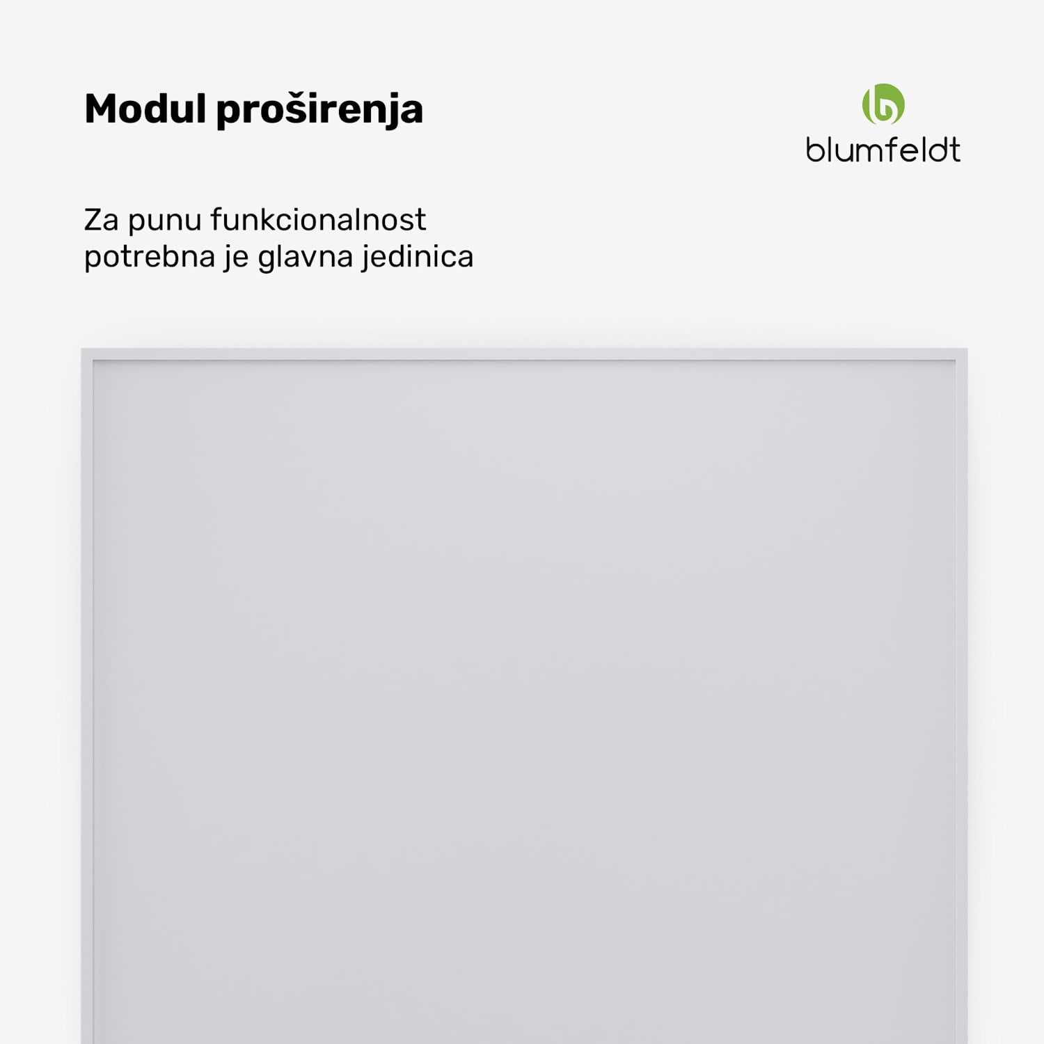 RadiantSmart IR Heater, Infracrvena grijalica, Booster jedinica, IP44 60 x 60 cm | 360 W | Produžetak