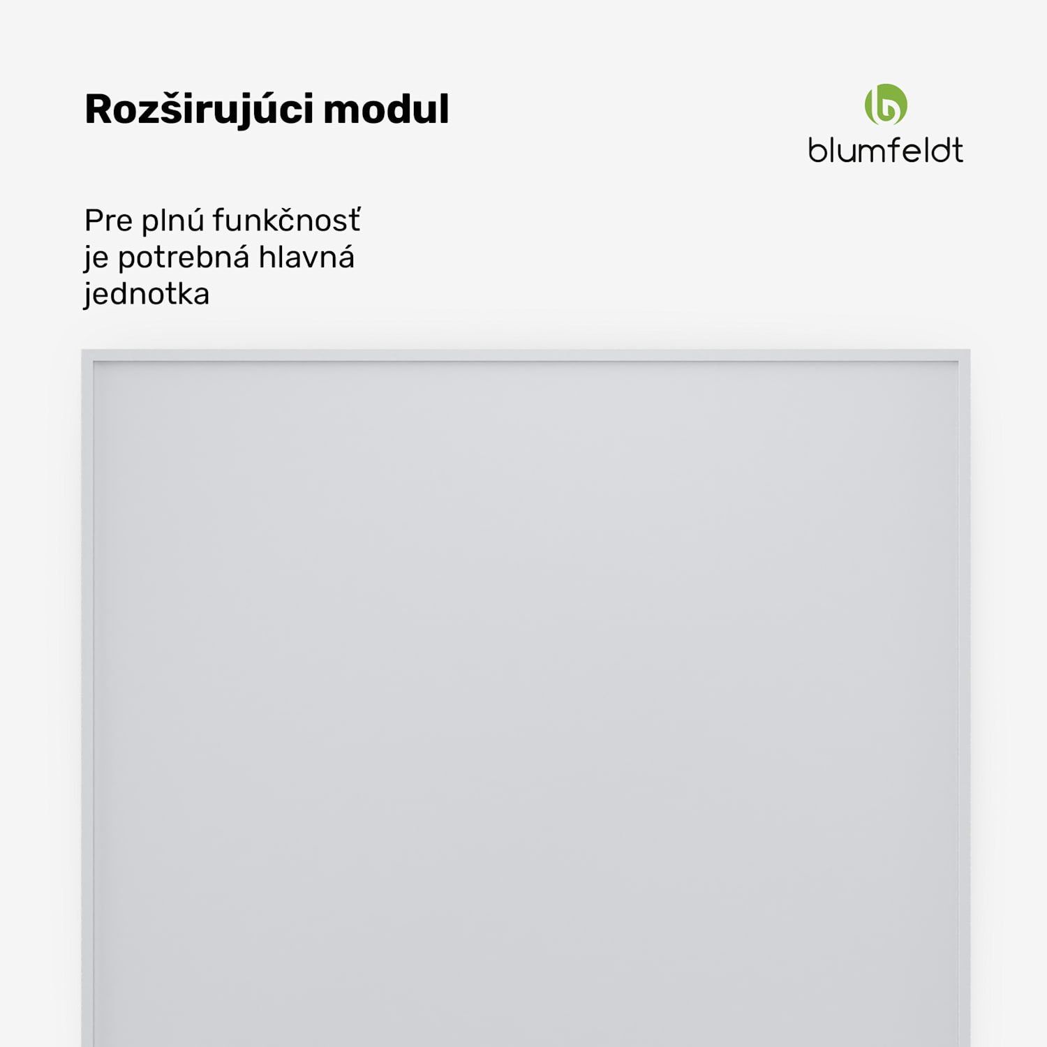 RadiantSmart IR Heater, Infračervený ohrievač, Posilňovacia jednotka, IP44 60 x 60 cm | 360 W | Rozšírenie