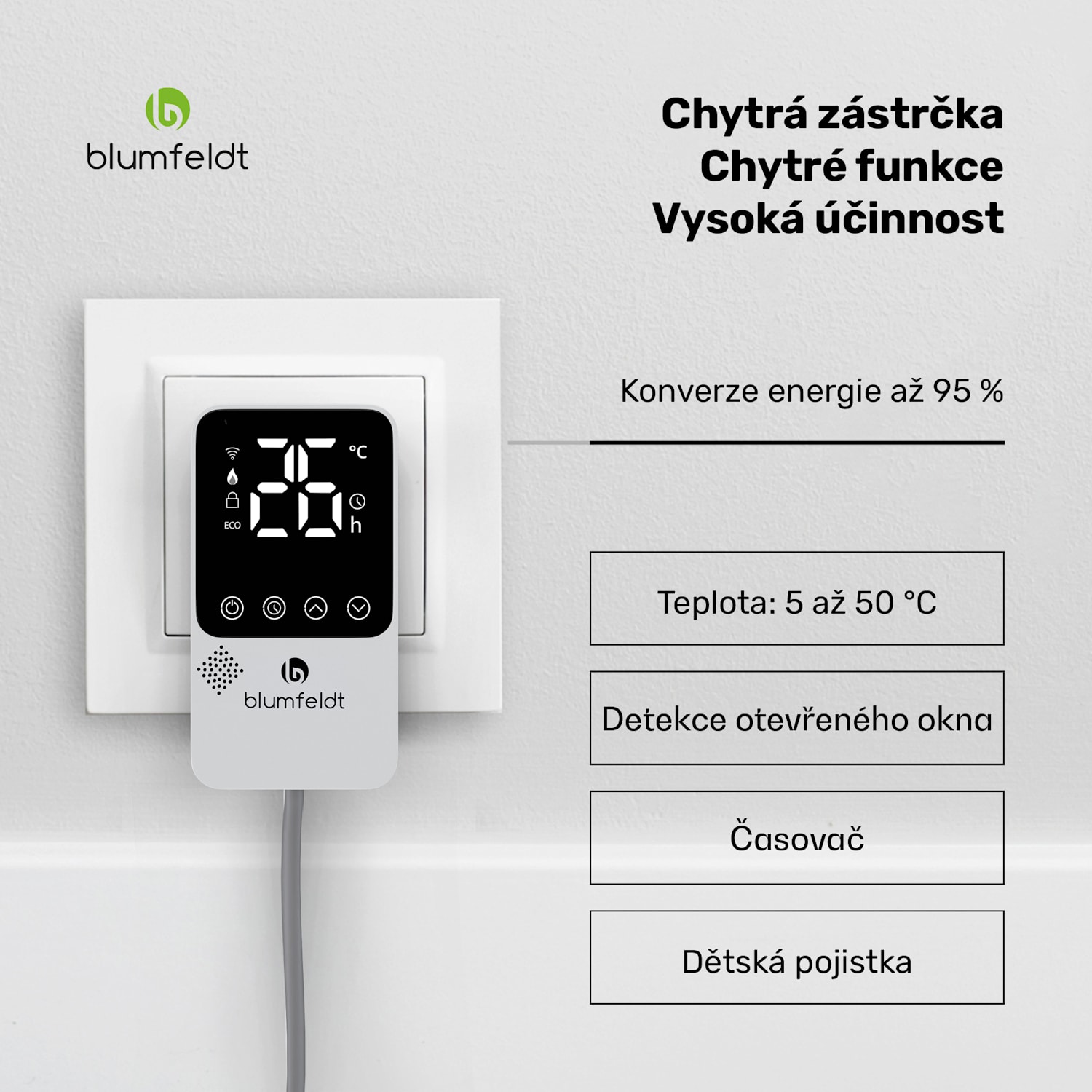 RadiantSmart IR Heater, Infračervený ohřívač, Externí termostat, 600 W, Energetická účinnost 100 x 60 cm | 600 W | Hlavní