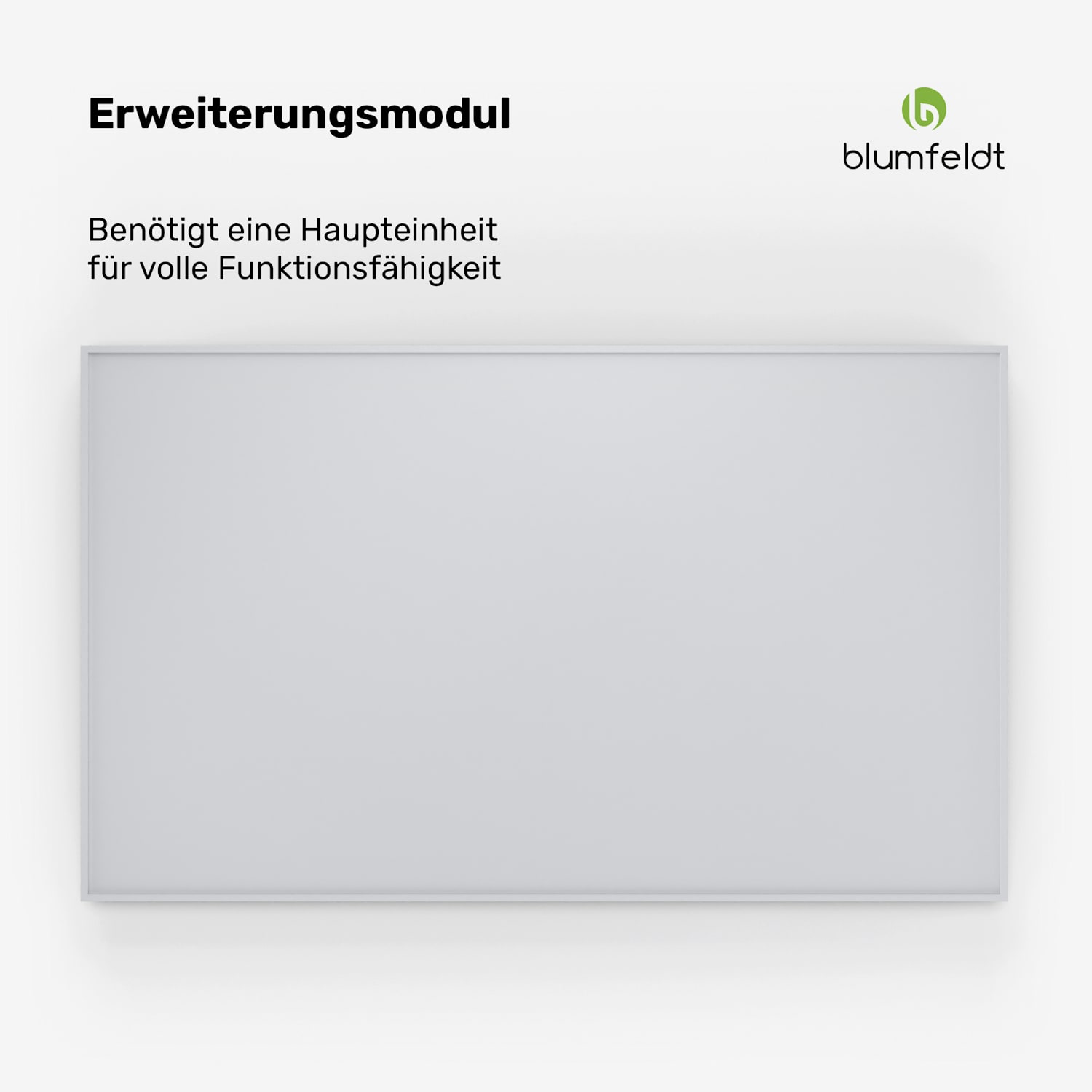 RadiantSmart IR Heater | Infrarotheizung | Erweiterungseinheit | IP44 100 x 60 cm | 600 W | Erweiterung