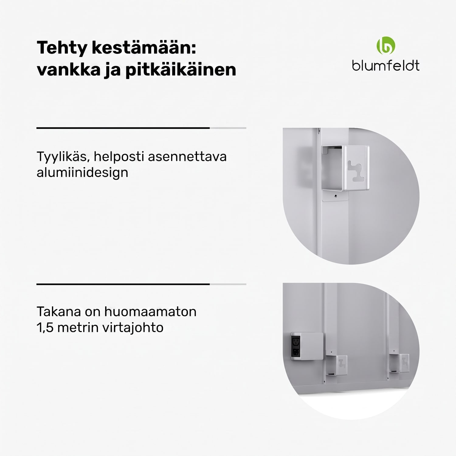 RadiantSmart infrapunalämmitin | infrapunalämmitin | lisäyksikkö | IP44 100 x 60 cm | 600 W | Laajennus