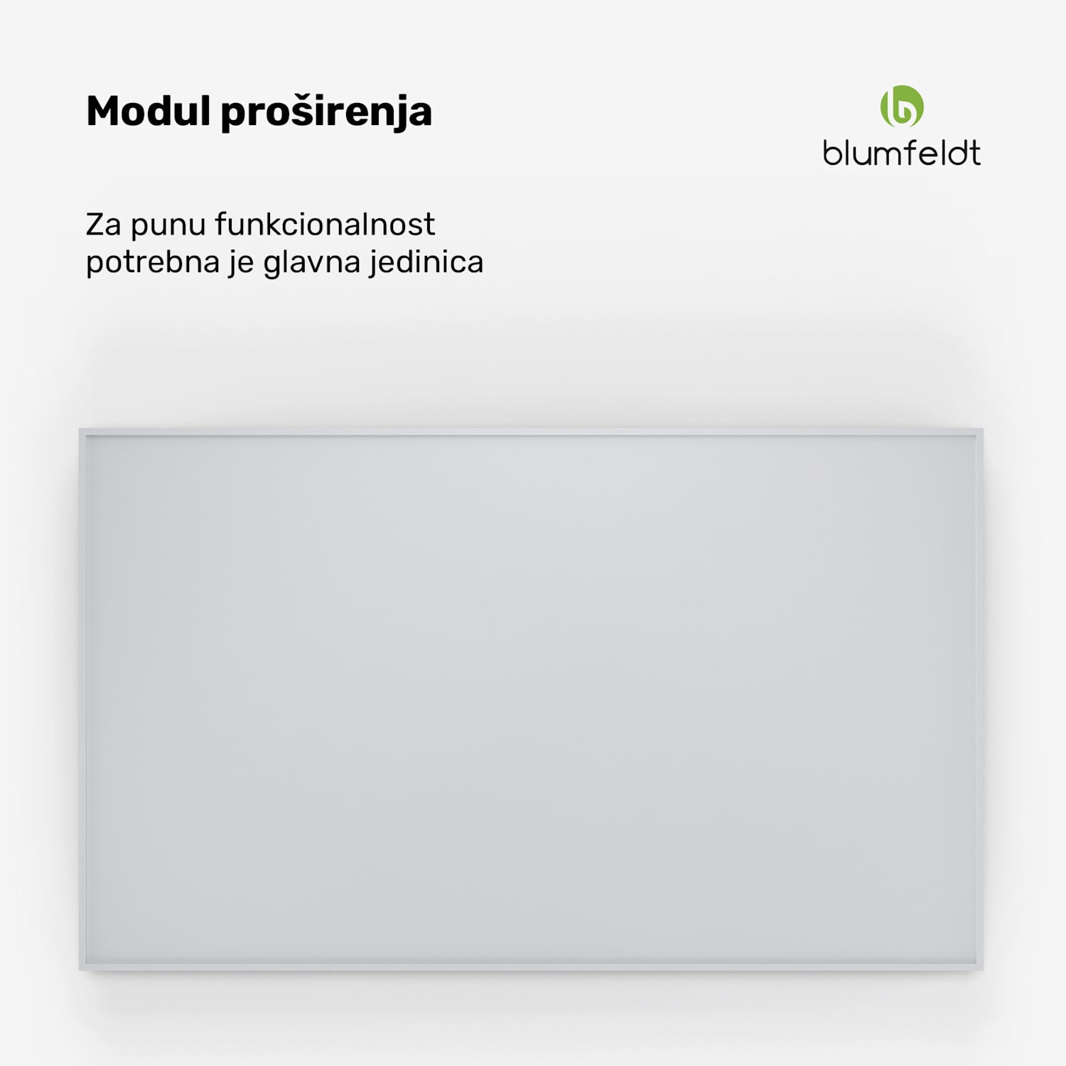 RadiantSmart IR Heater, Infracrvena grijalica, Booster jedinica, IP44 100 x 60 cm | 600 W | Produžetak