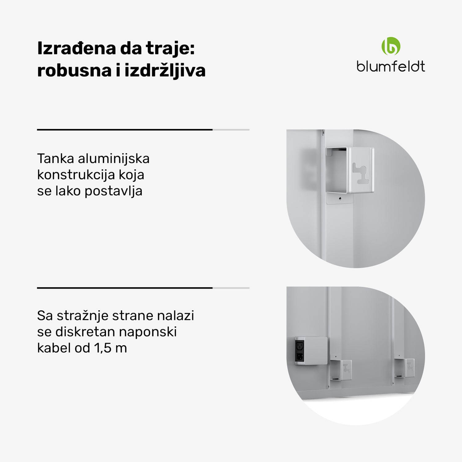 RadiantSmart IR Heater, Infracrvena grijalica, Booster jedinica, IP44 100 x 60 cm | 600 W | Produžetak