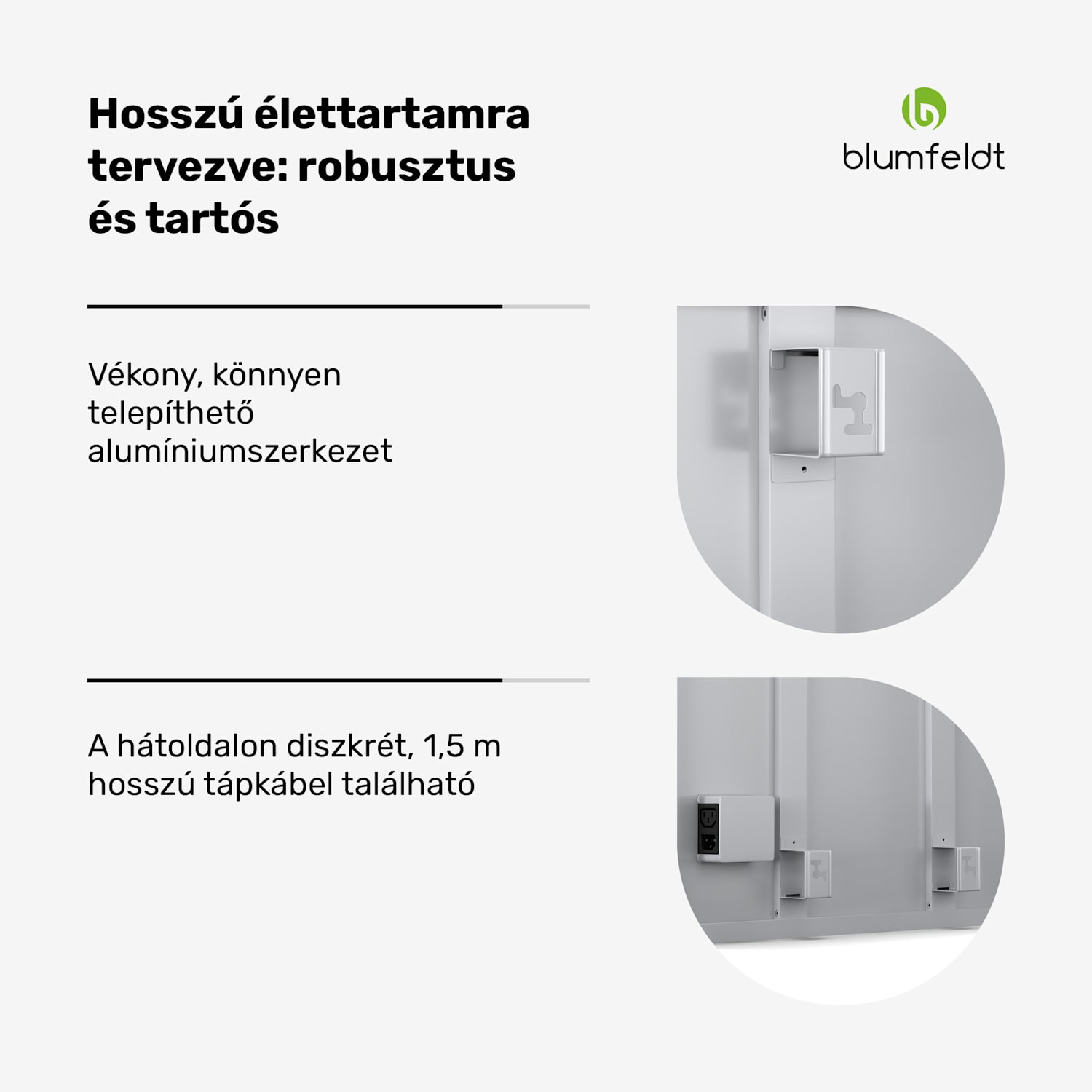 RadiantSmart IR Heater, Infravörös hősugárzó, Erősítő egység, IP44 100 x 60 cm | 600 W | Kiterjesztés