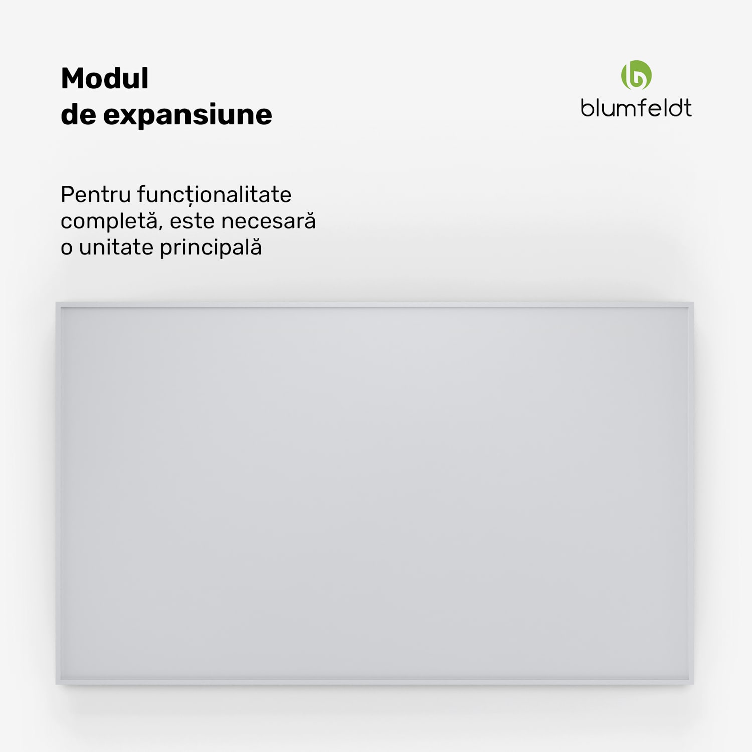 RadiantSmart IR Heater, Încălzitor cu infraroșu, Unitate de amplificare, IP44 100 x 60 cm | 600 W | Extensie