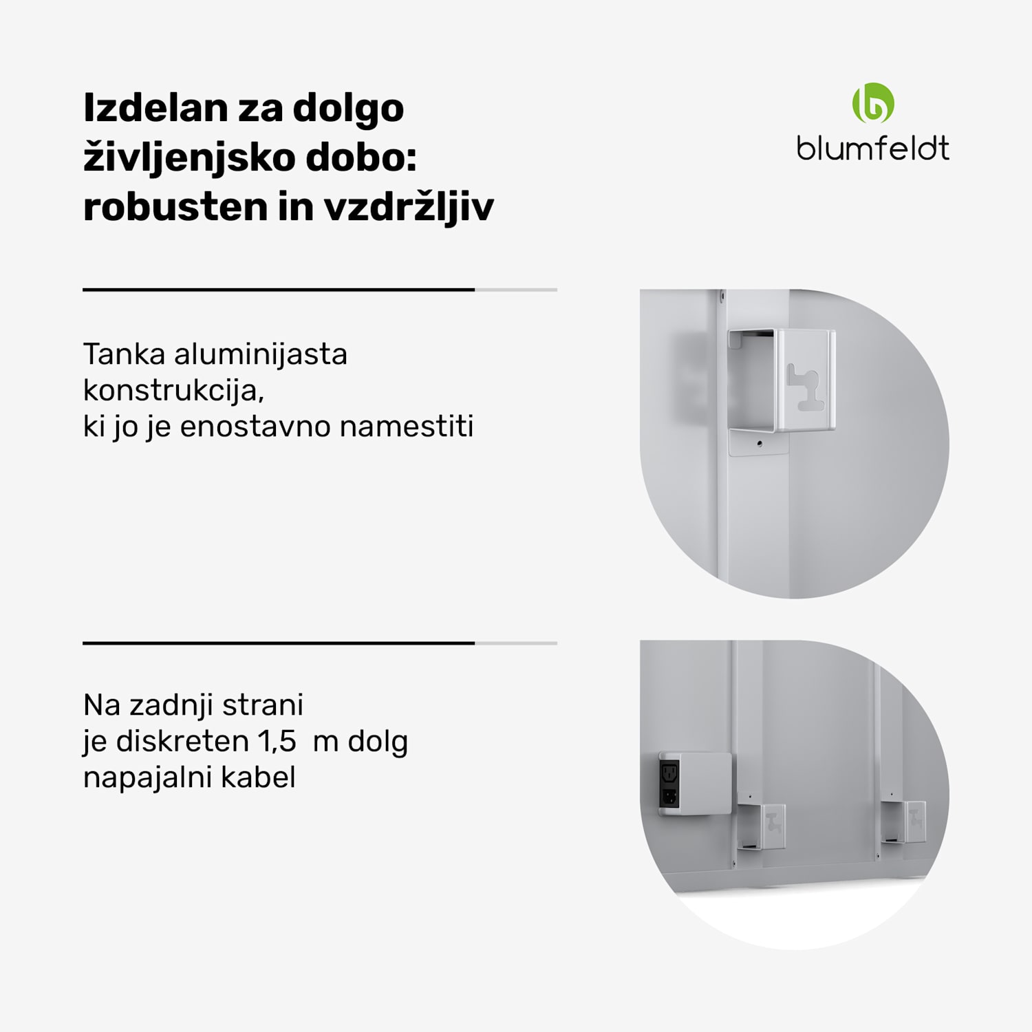 RadiantSmart IR Heater, Infrardeči grelnik, Razširitvena enota, IP44 100 x 60 cm | 600 W | Razširitev