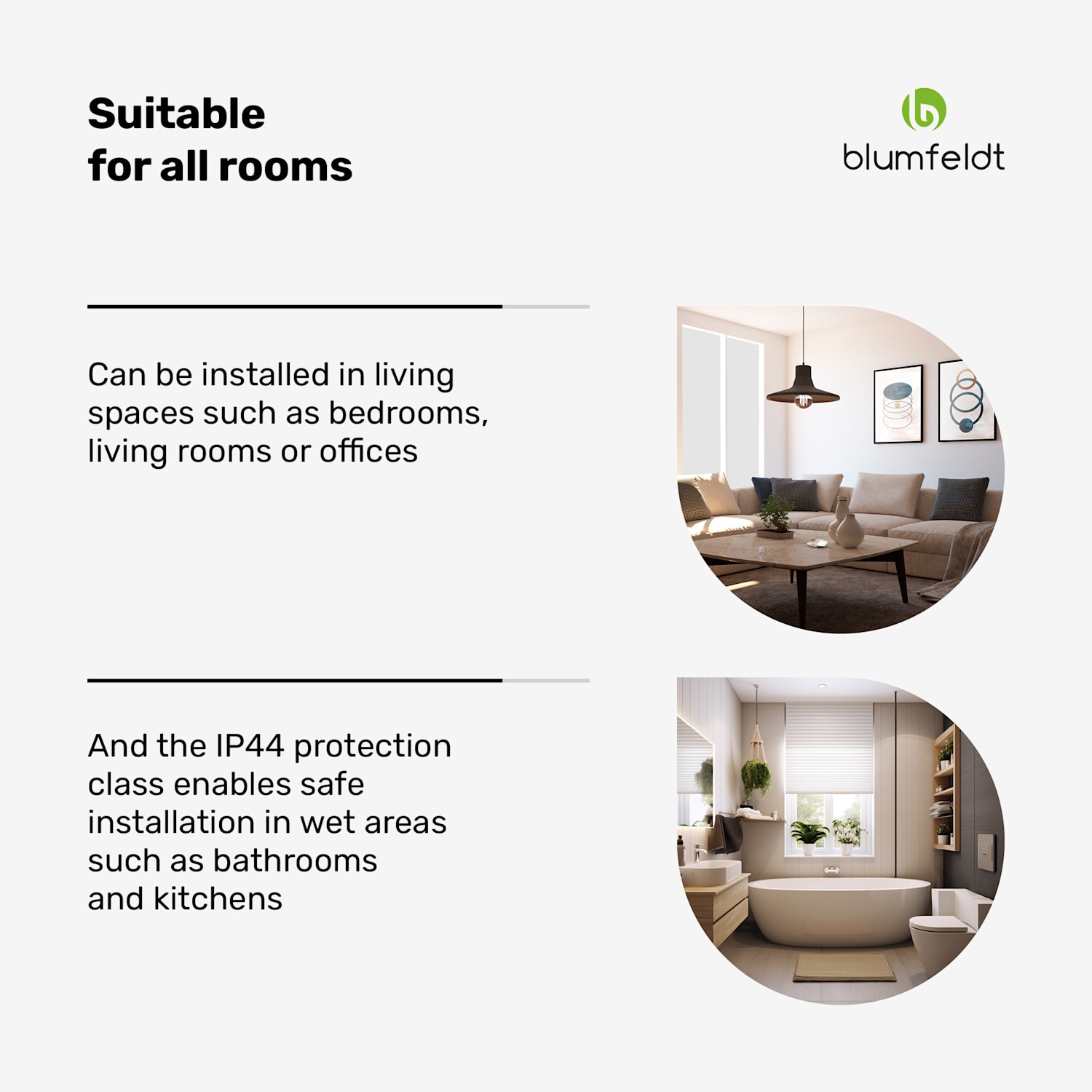 RadiantSmart IR | aquecedor de infravermelhos | unidade de extensão | IP44 100 x 60 cm | 600 W | Extensão