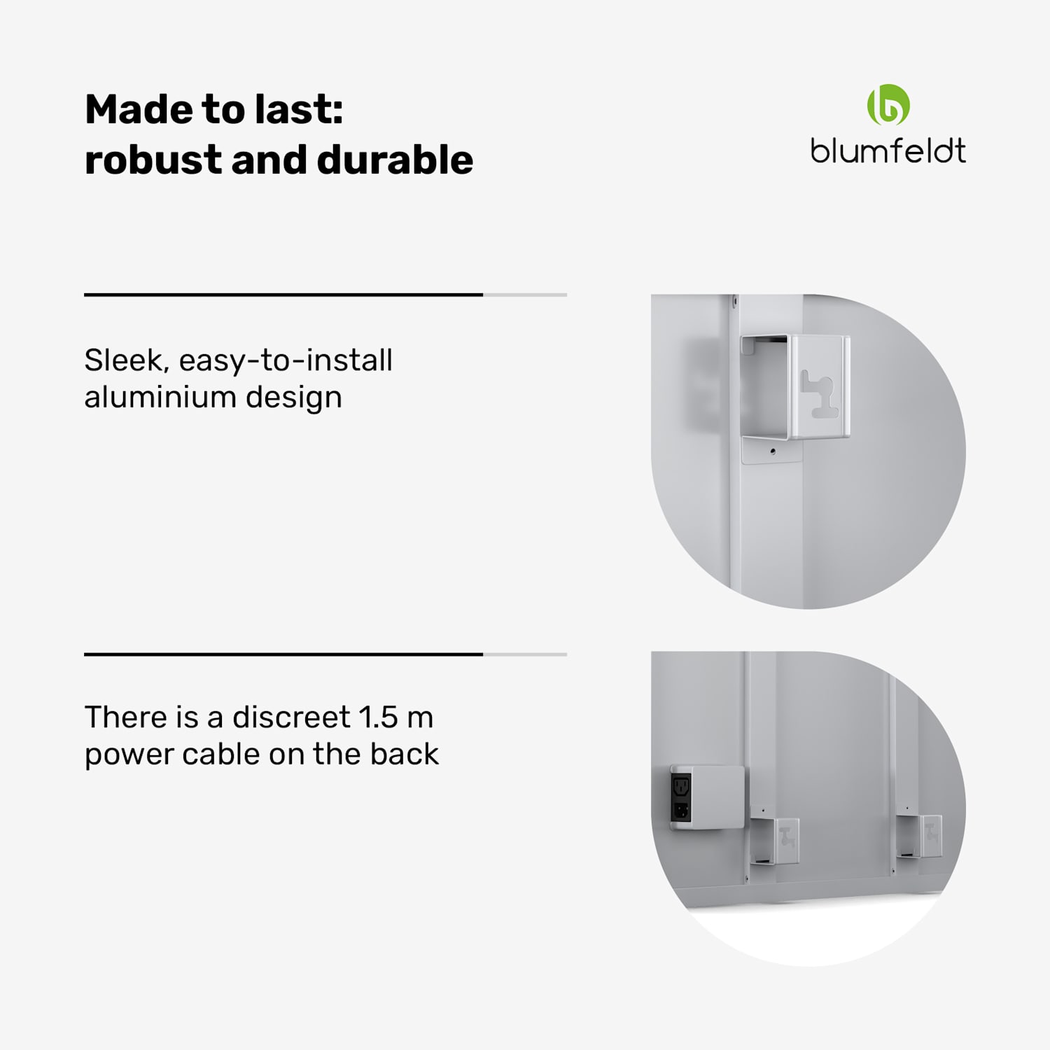 RadiantSmart IR | aquecedor de infravermelhos | unidade de extensão | IP44 100 x 60 cm | 600 W | Extensão