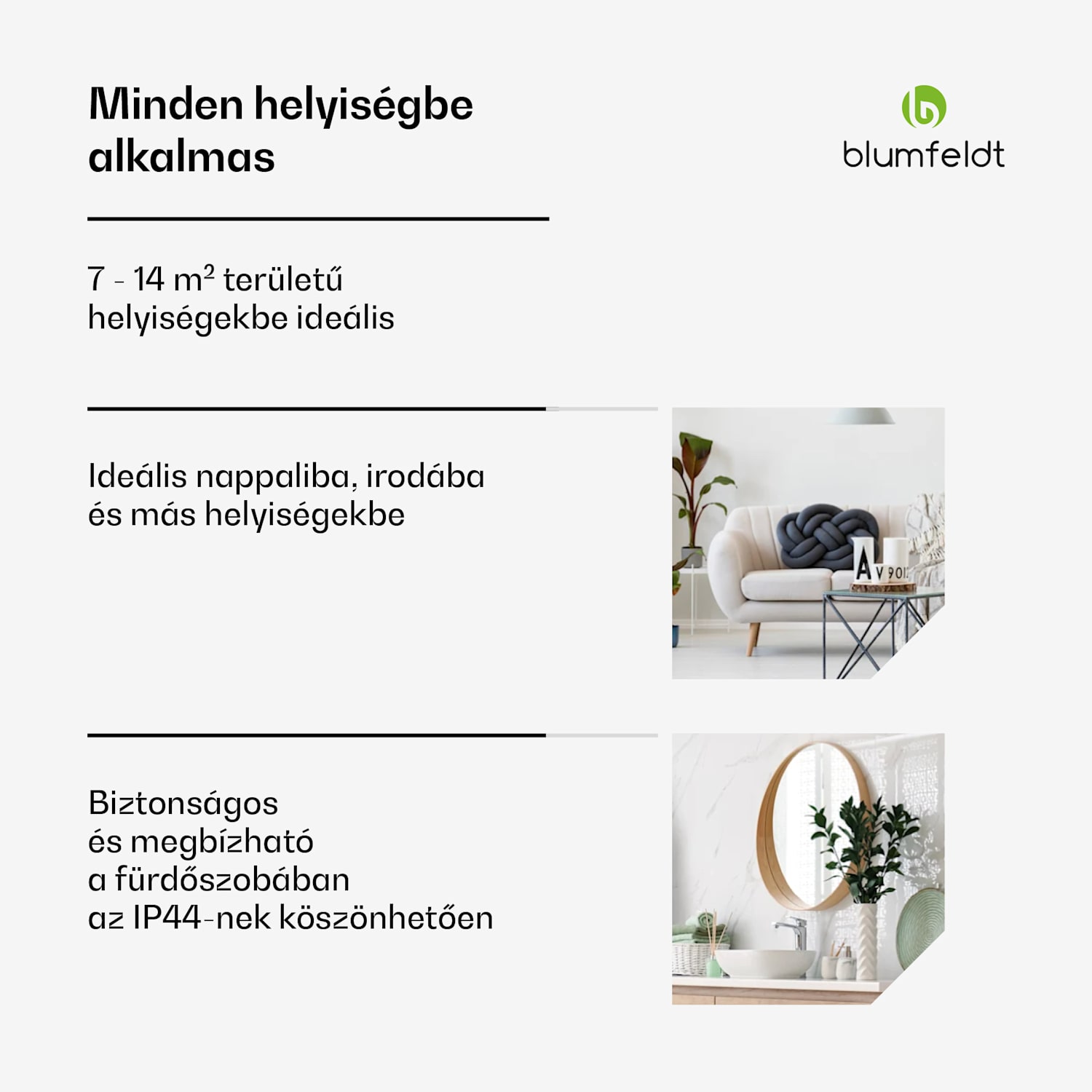 SmartFlow Tower infravörös hősugárzó, 700 W, 360° hőeloszlás, WLAN-vezérlés Fehér