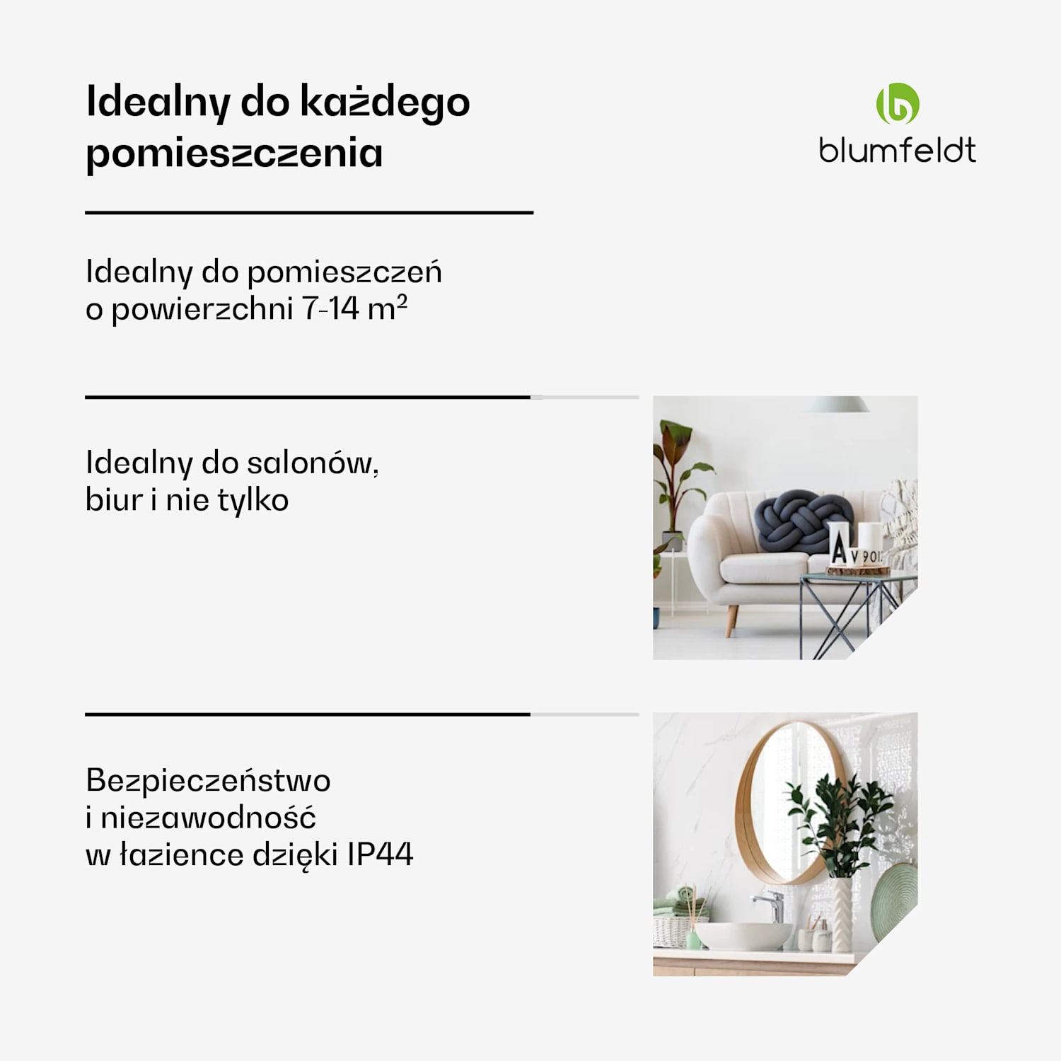 SmartFlow Tower promiennik podczerwieni, 700 W, 360°, Wi-Fi Biały