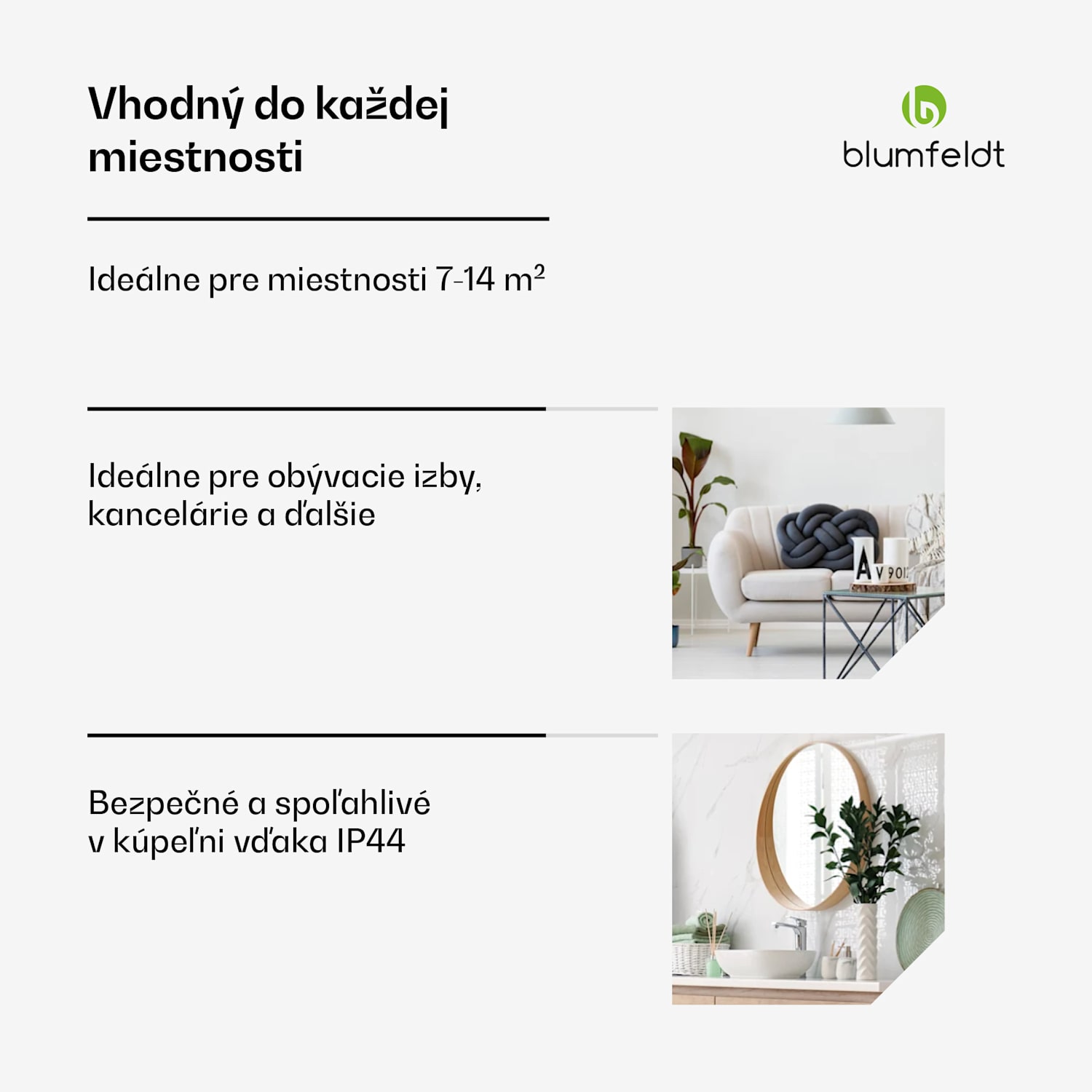 SmartFlow Tower infračervený sálavý ohrievač, 700 W, 360° distribúcia tepla, WLAN-ovládanie Biela