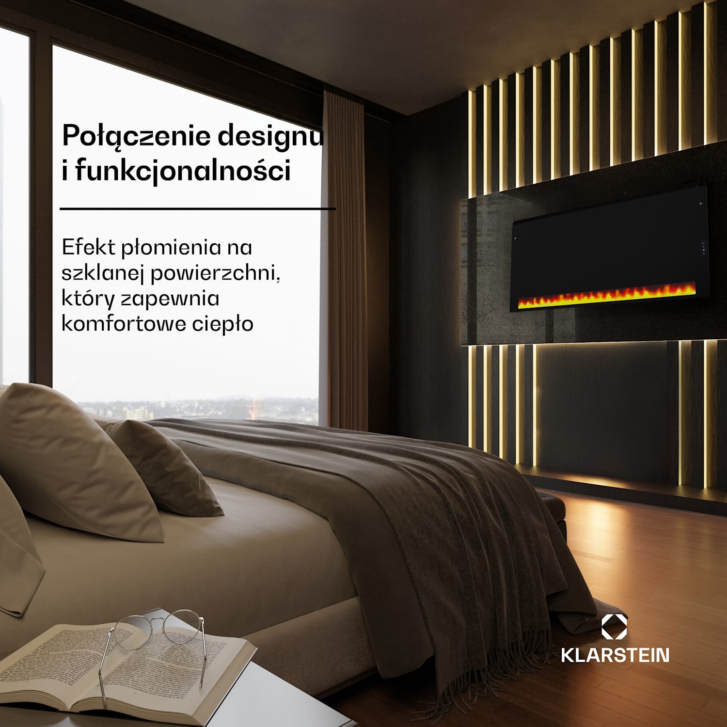 ZenHeat Graphene panel ścienny na podczerwień 1300 W 70 x 60 cm