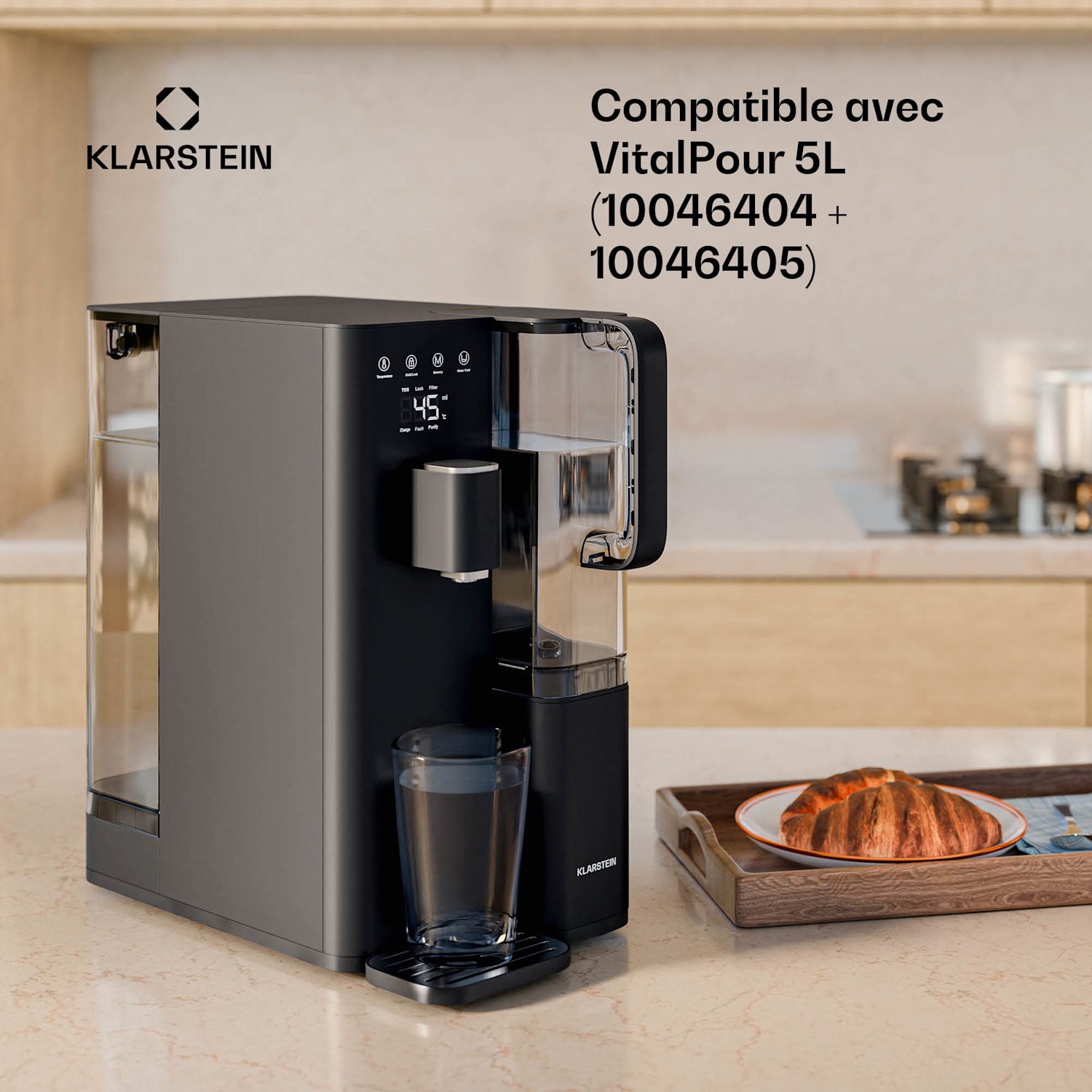 VitalPour vervangend filter 75G | verwijdert 99,99% | CF + PPC + RO-membraan 