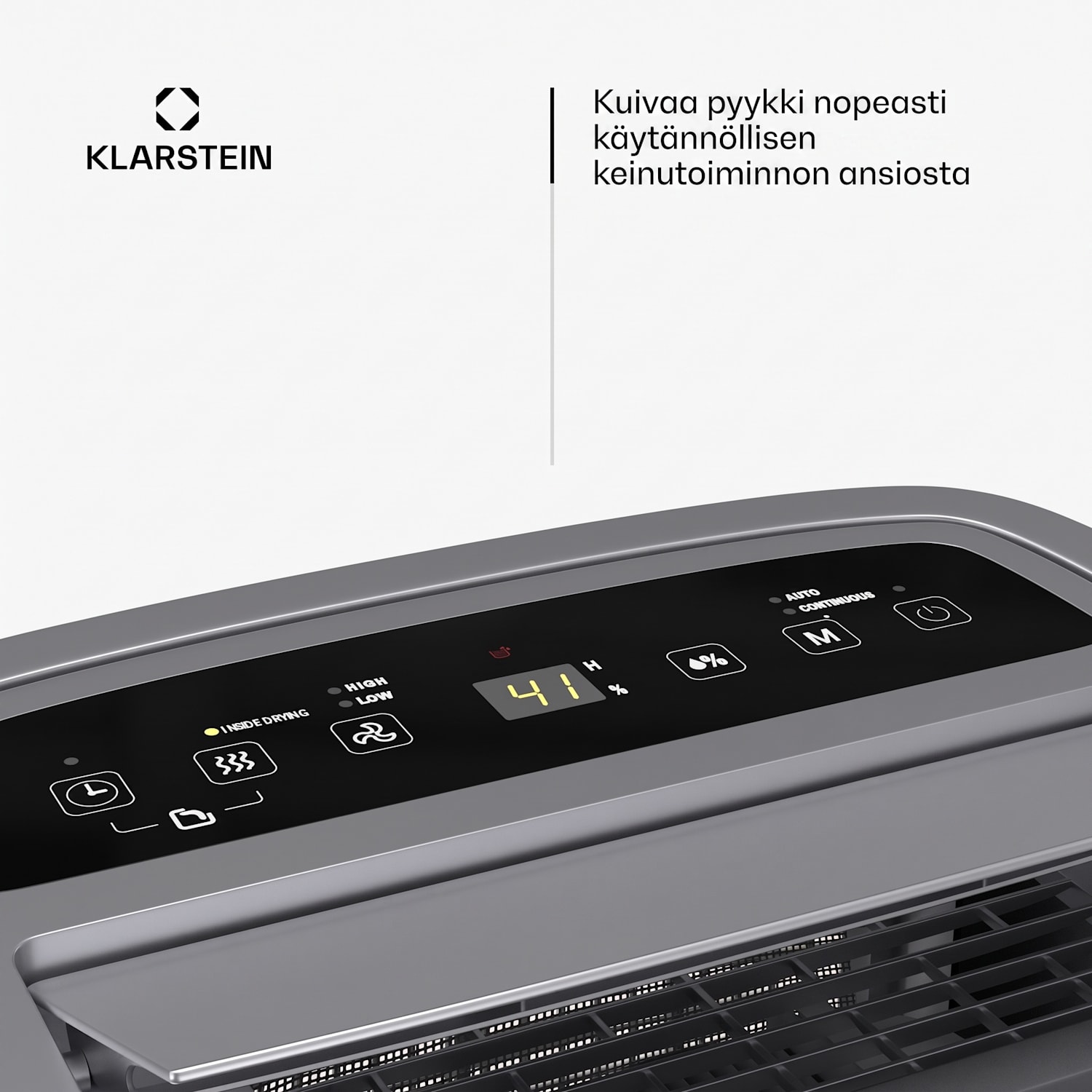 DryFy Connect 40 ilmankuivain | 40 l / vrk | 30–45 m²  40L/24h | Hopea