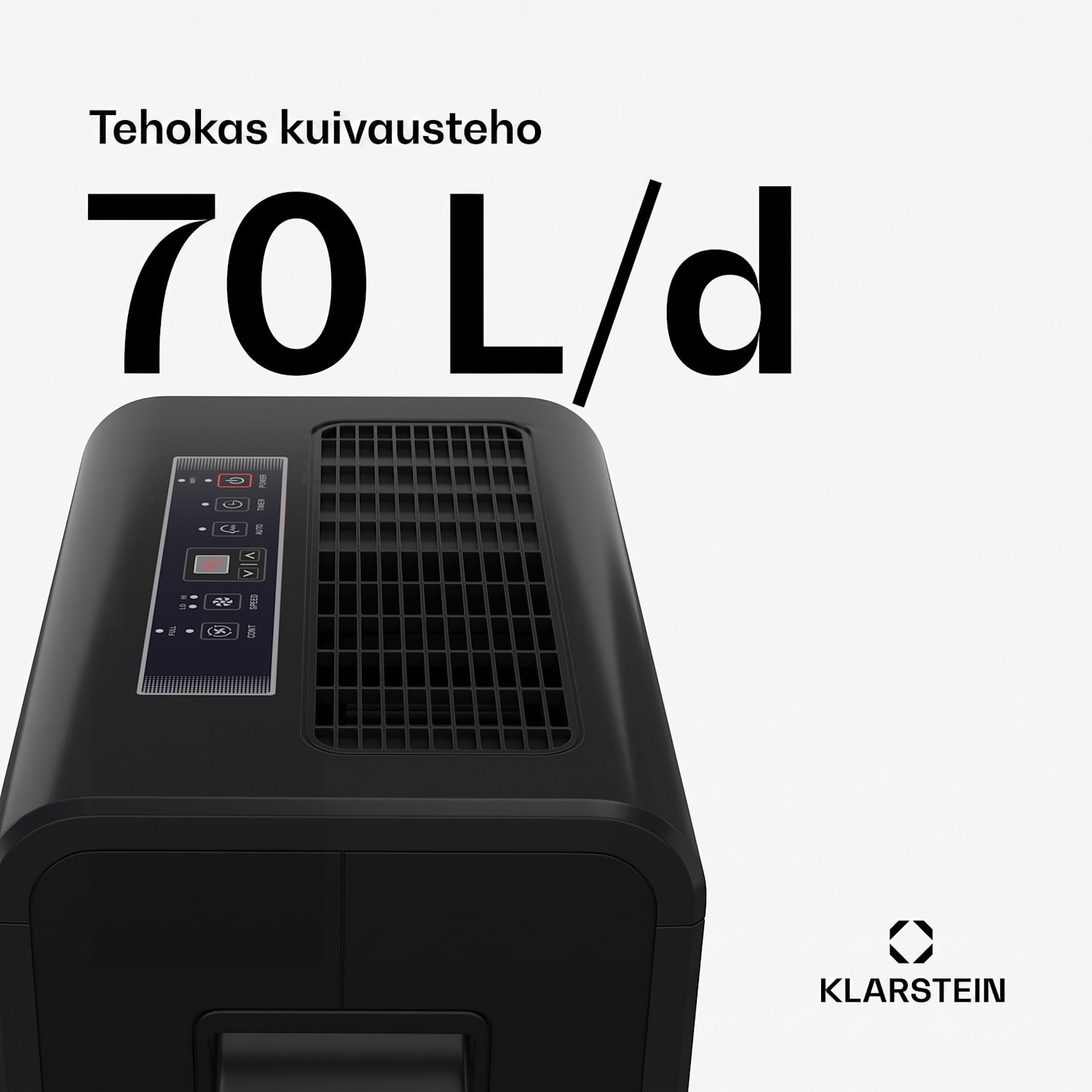 DryFy Grand Smart 70 L ilmankuivain | 70 l/vrk 70L/24h | Antrasiitti