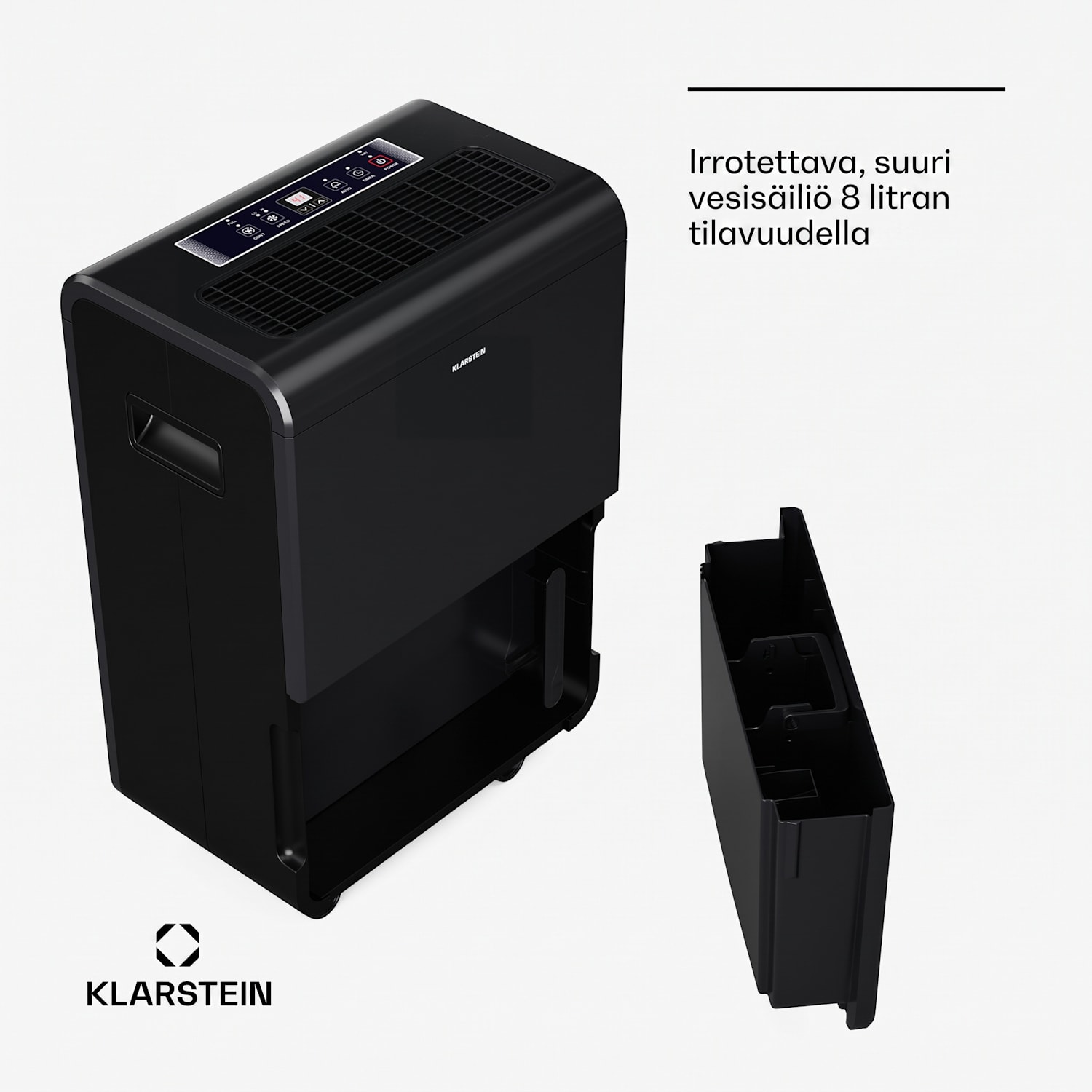 DryFy Grand Smart 70 L ilmankuivain | 70 l/vrk 70L/24h | Antrasiitti