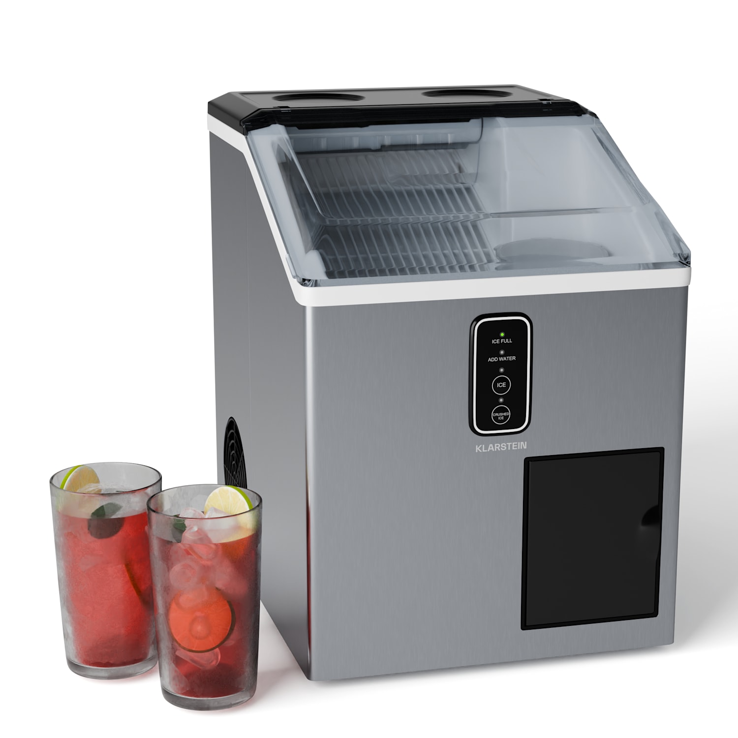 Bullet Ice Shaved Ice Maker | 15 kg producción de hielo | Bullet & rallado | Acero inoxidable 