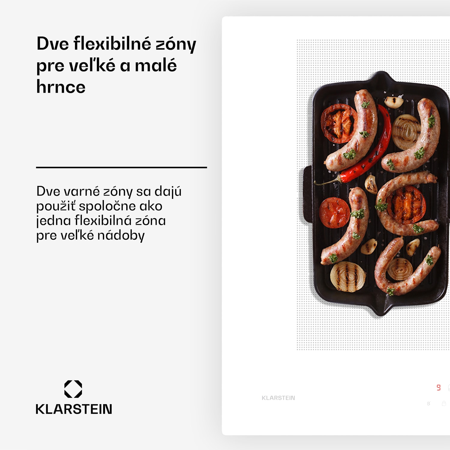 Chef-Fusion Down Air System, 2 v 1, indukčná varná doska + digestor, výkonný, 7200 W 72 cm | Biela