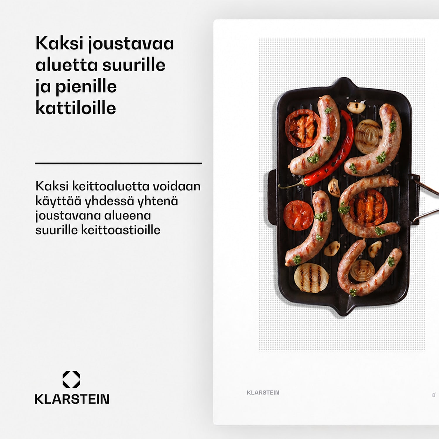 Chef-Fusion Down Air System | 2 in 1 | induktioliesi + liesituuletin | tehokas | 7200 W 
