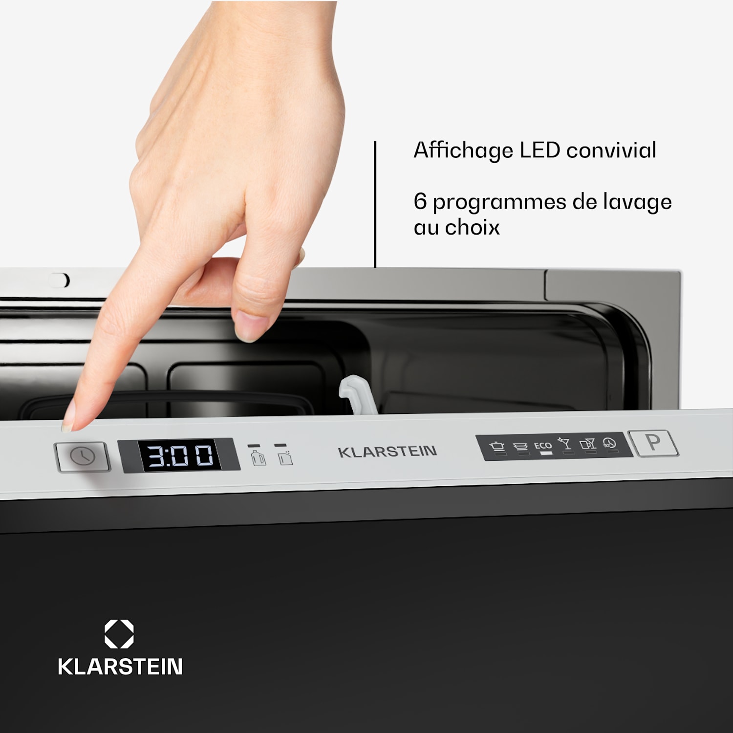 Havasia UV 6 Secret lave-vaisselle encastrable | compact | 6 couverts | Lumière UV | 6 programmes 