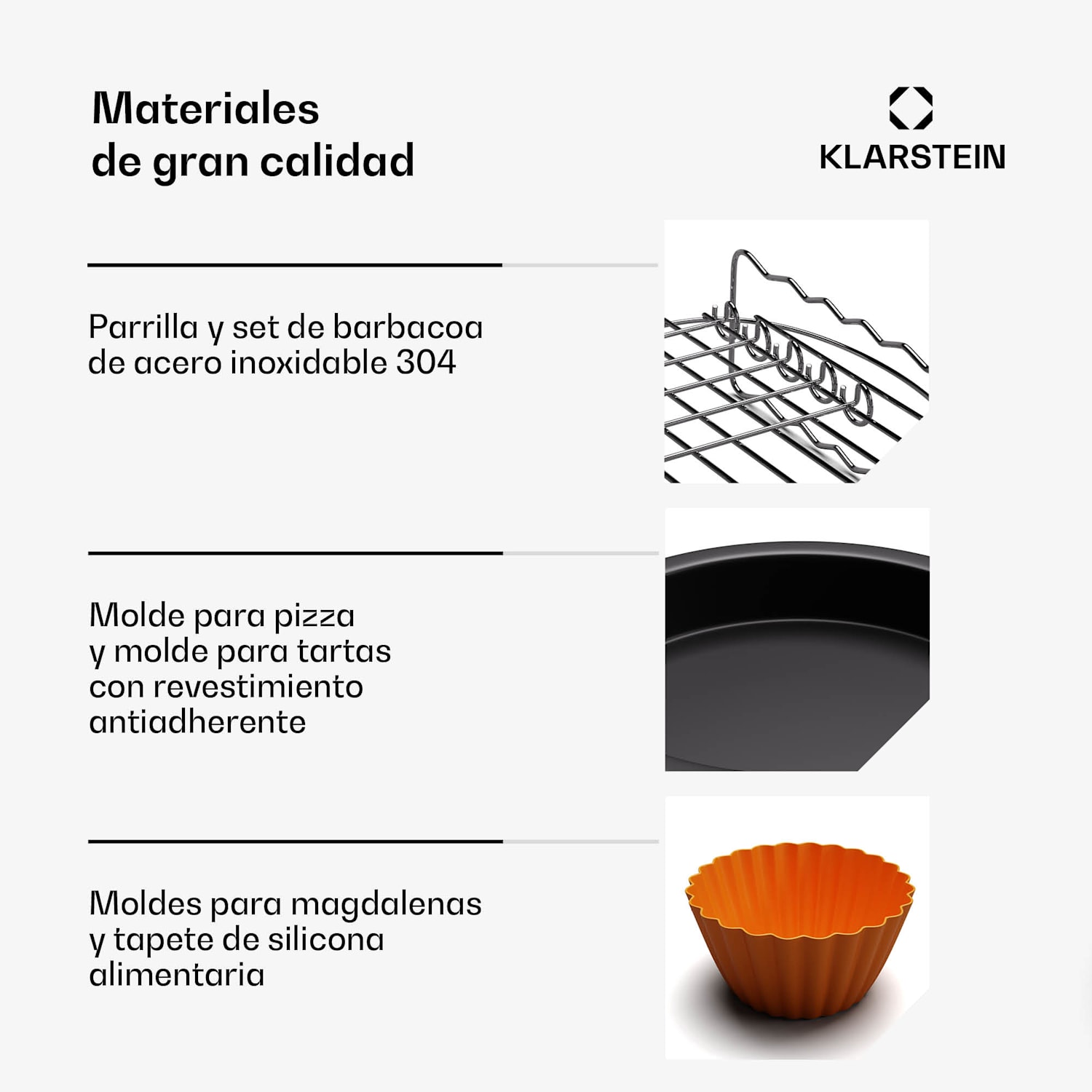 AeroVital Deluxe Color Touch Zubehörset | 6-teilig | lebensmittelecht | spülmaschinenfest 