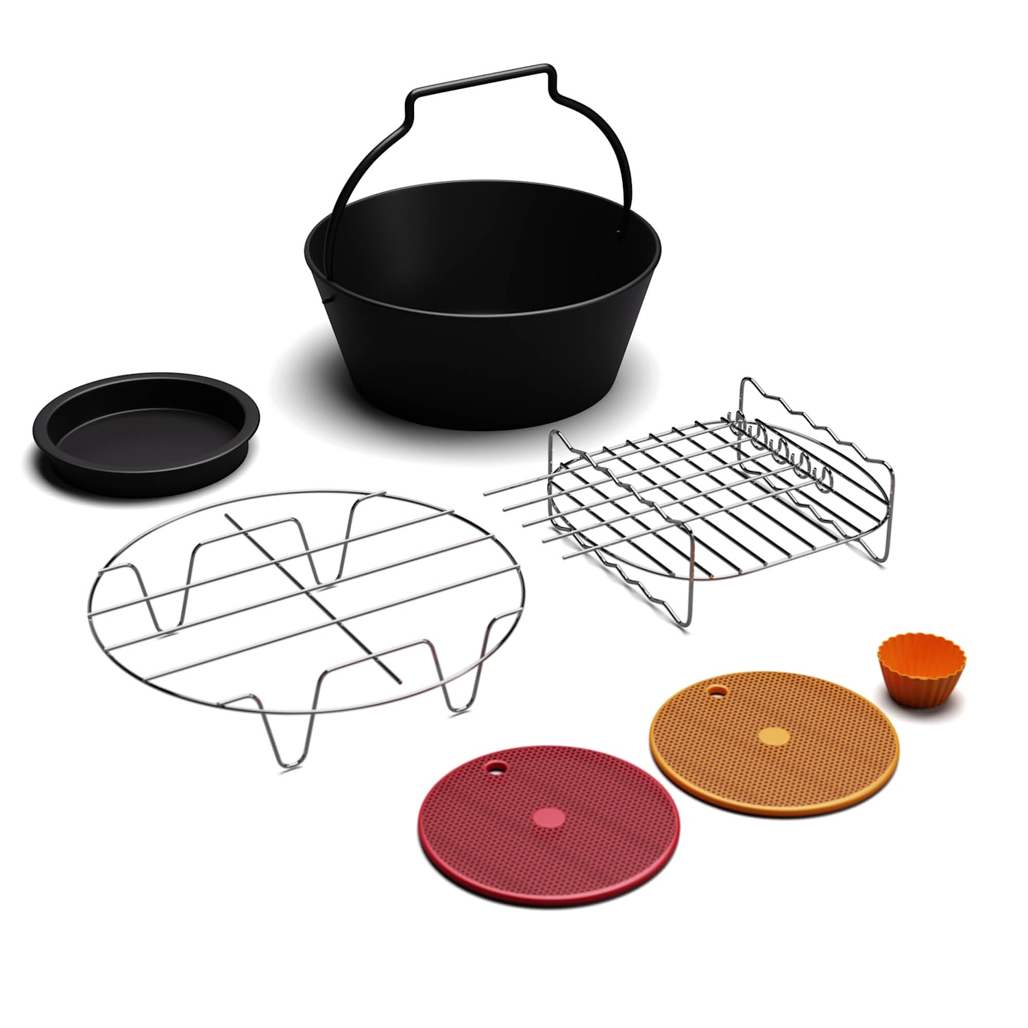 AeroVital Deluxe Color Touch set de accesorios | 6 piezas | apto para alimentos | lavavajillas 