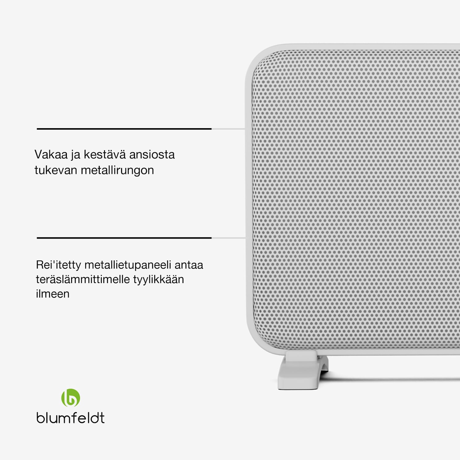 SwiftWave-infrapunalämmitin | 2000 W | jopa 20 m² | app touch control | grafeeni 